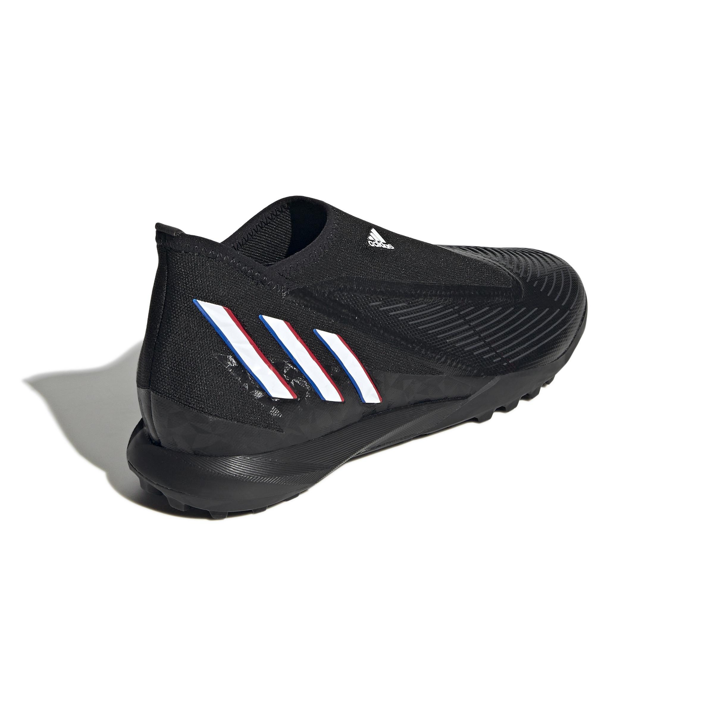 Unisex Predator Edge.3 Laceless Turf Boots, Black, A901_ONE, medium