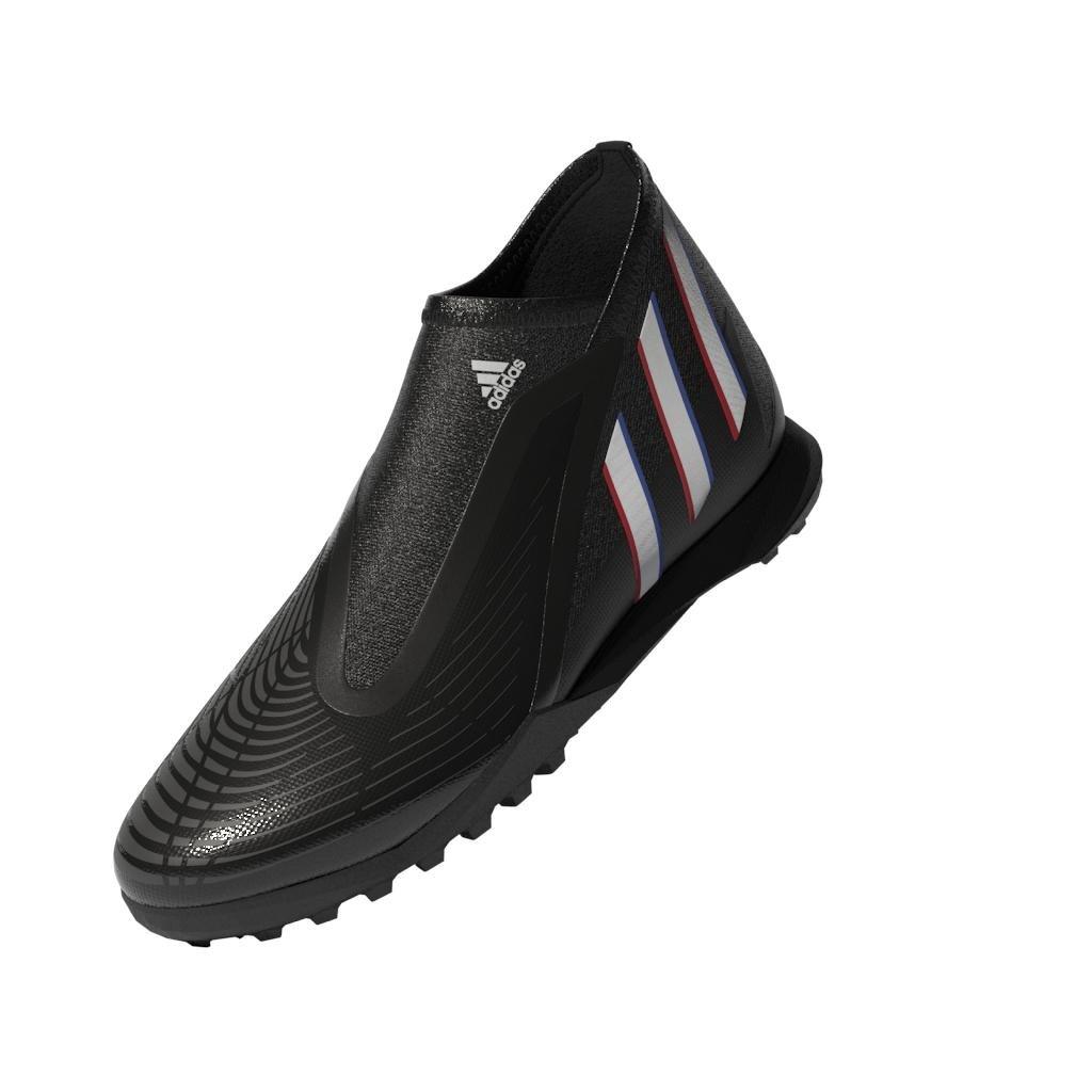 Predator Edge.3 Laceless Turf Boots, Black, A901_ONE, large image number 5