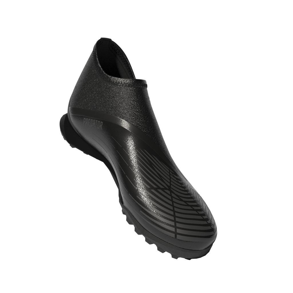 Unisex Predator Edge.3 Laceless Turf Boots, Black, , large image number 8
