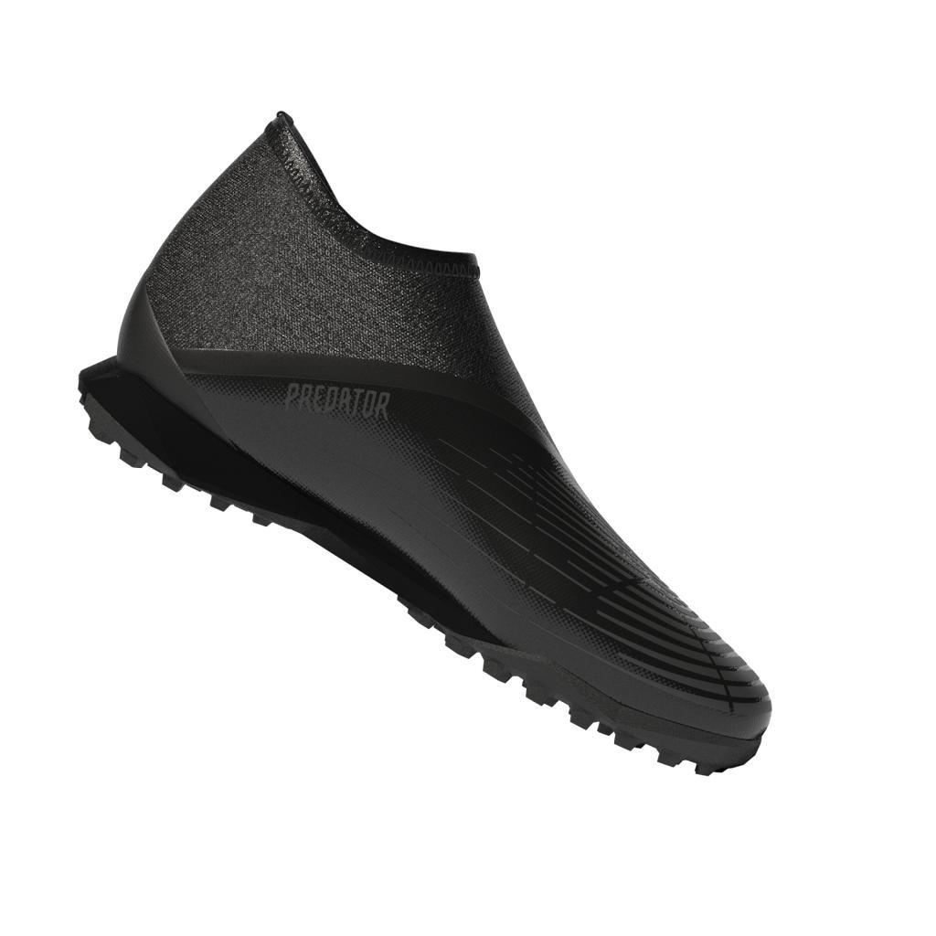 Unisex Predator Edge.3 Laceless Turf Boots, Black, , large image number 9