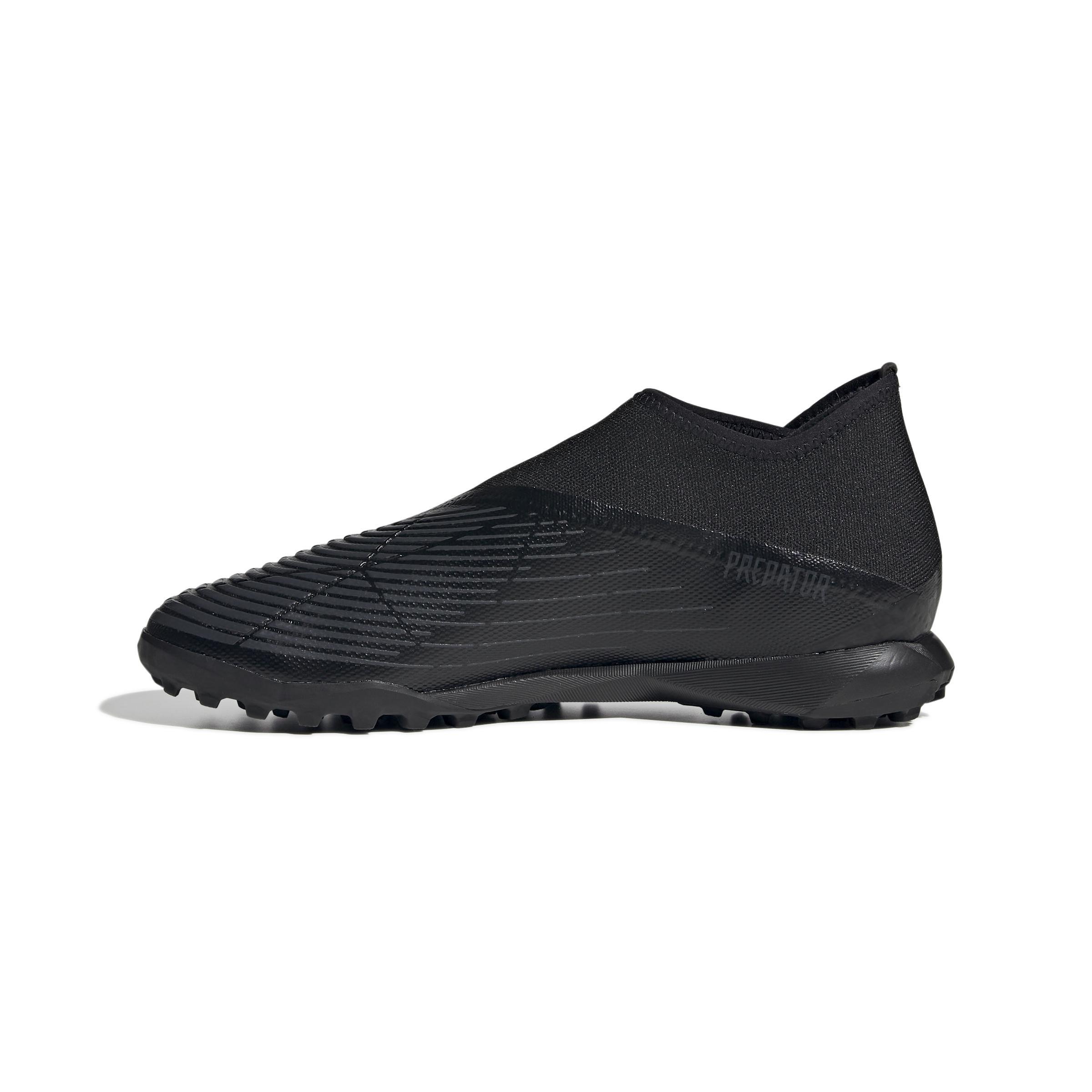 Unisex Predator Edge.3 Laceless Turf Boots, Black, , large image number 10