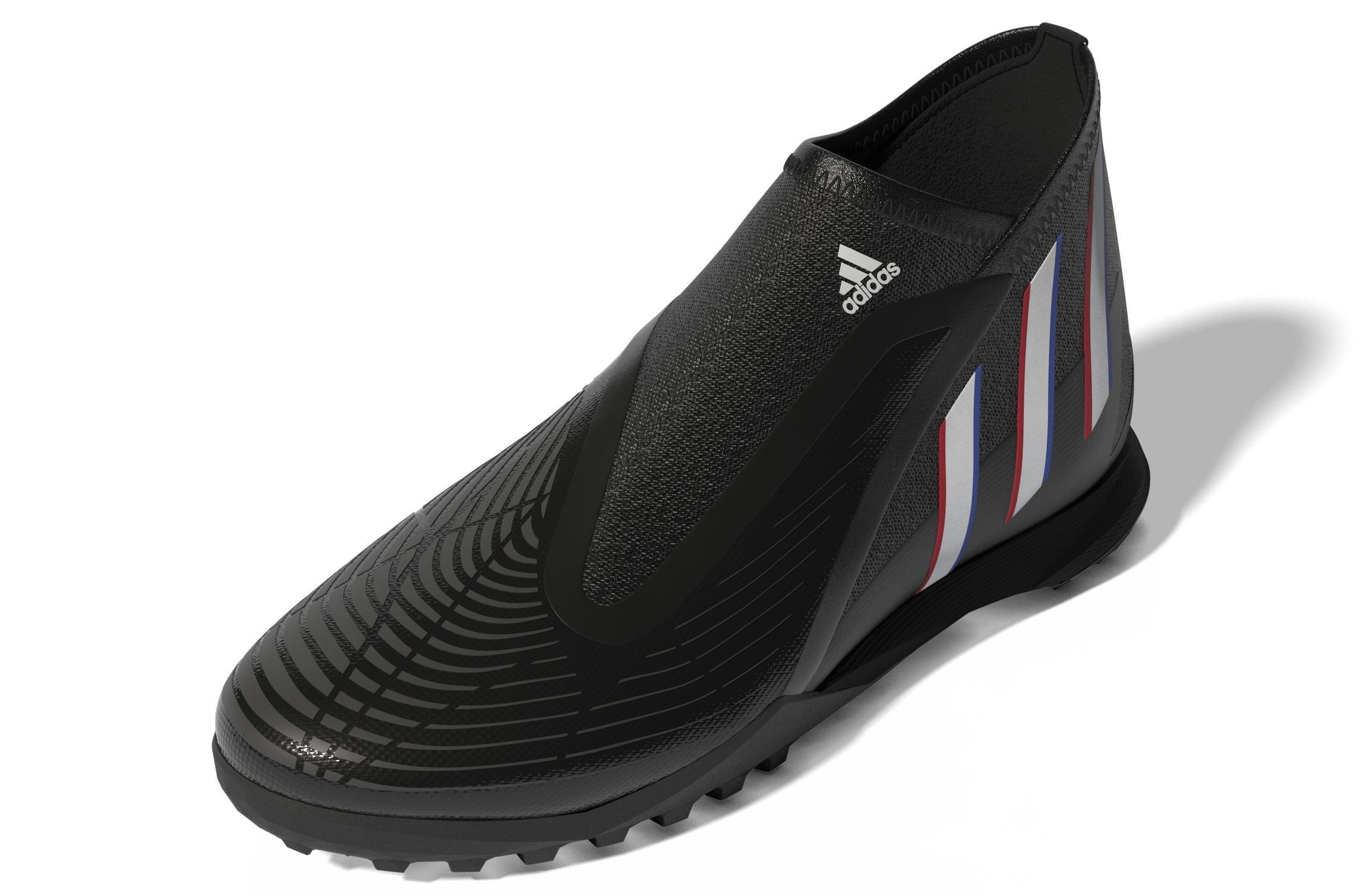 Unisex Predator Edge.3 Laceless Turf Boots, Black, , large image number 11