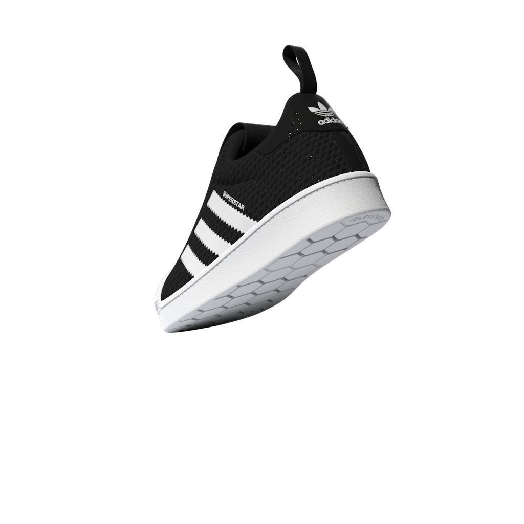 Unisex Kids Superstar 360 Shoes, Black, A901_ONE, large image number 0