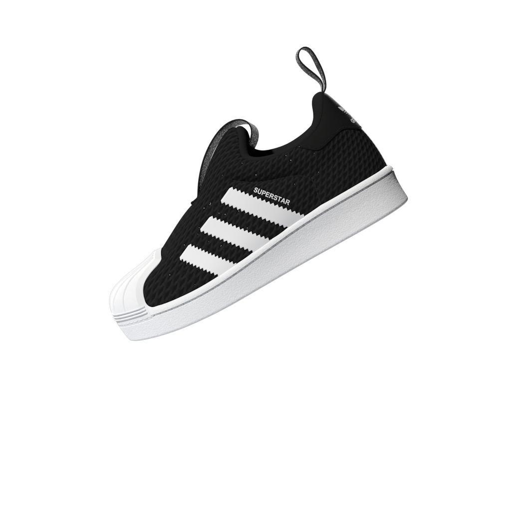 Unisex Kids Superstar 360 Shoes, Black, A901_ONE, large image number 2