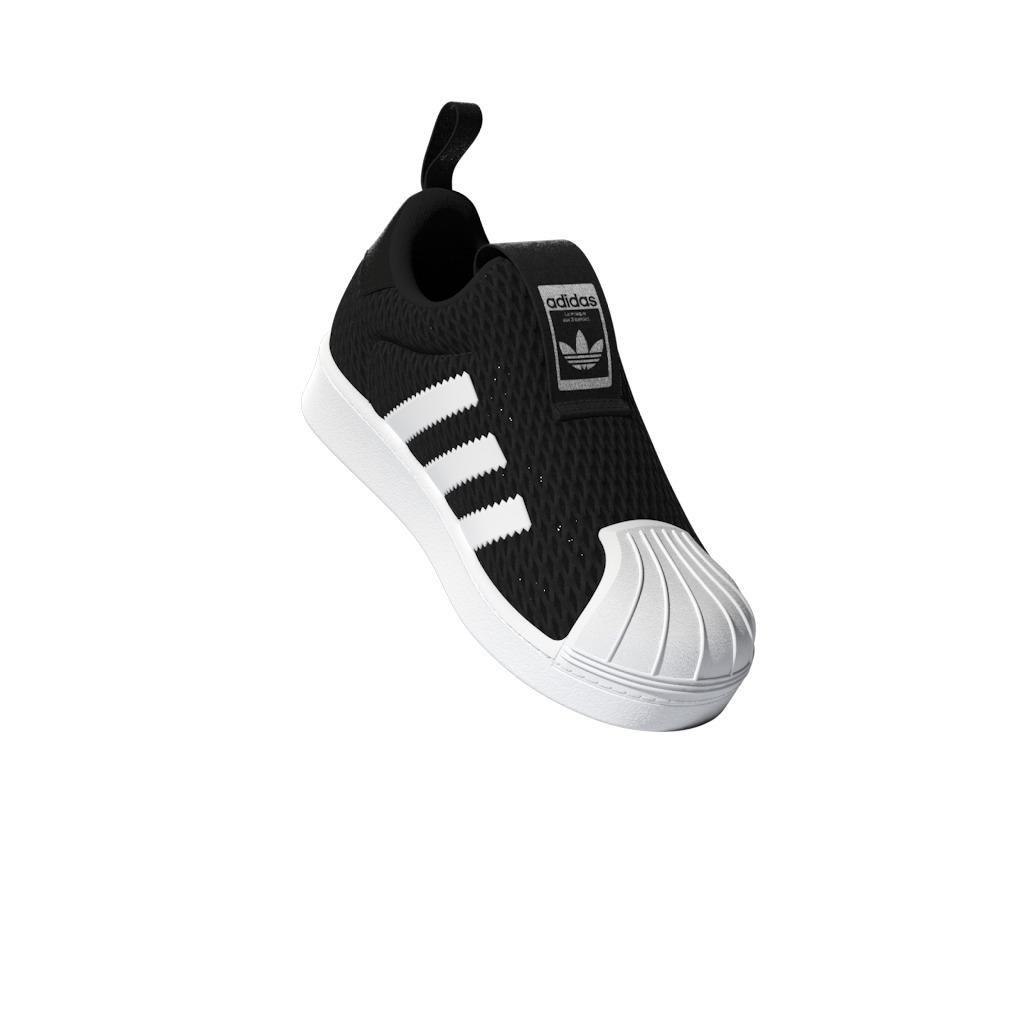 Unisex Kids Superstar 360 Shoes, Black, A901_ONE, large image number 6