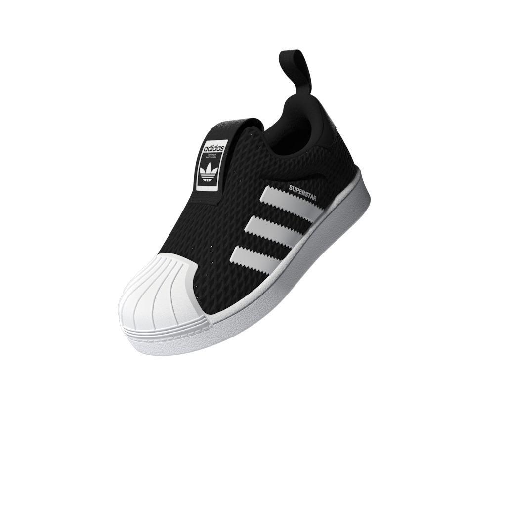 Unisex Kids Superstar 360 Shoes, Black, A901_ONE, large image number 8