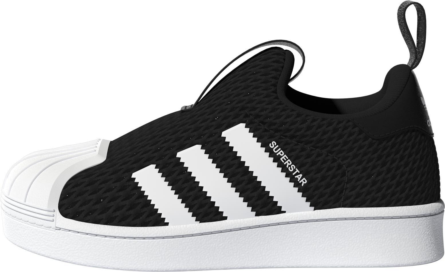 Unisex Kids Superstar 360 Shoes, Black, A901_ONE, large image number 11