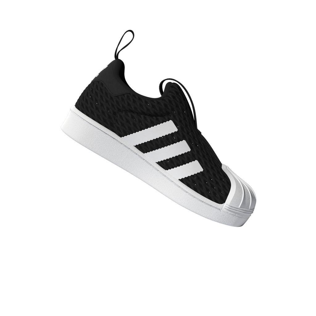 Unisex Kids Superstar 360 Shoes, Black, , large image number 6