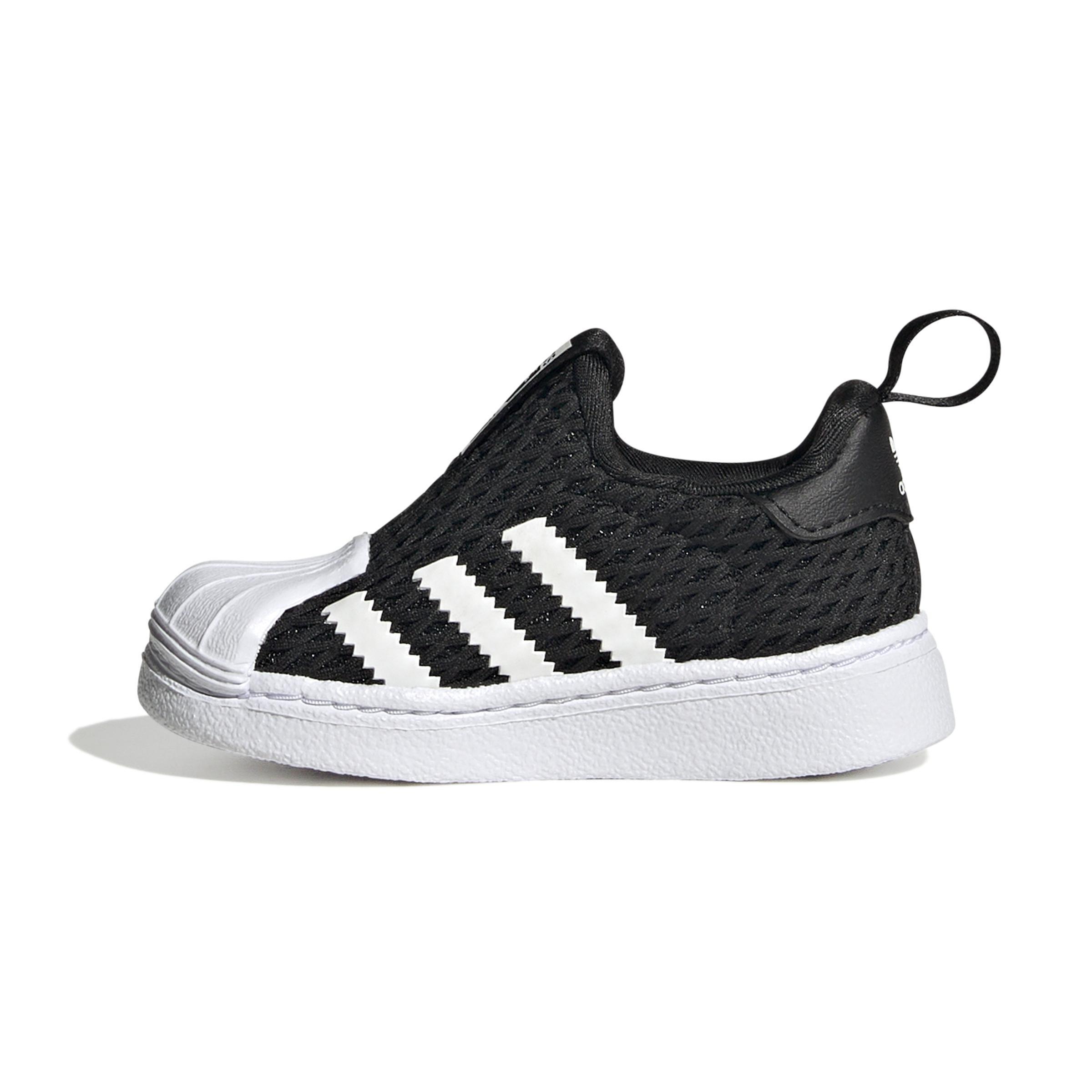 Kids Unisex Superstar 360 Shoes, Black, A901_ONE, large image number 12