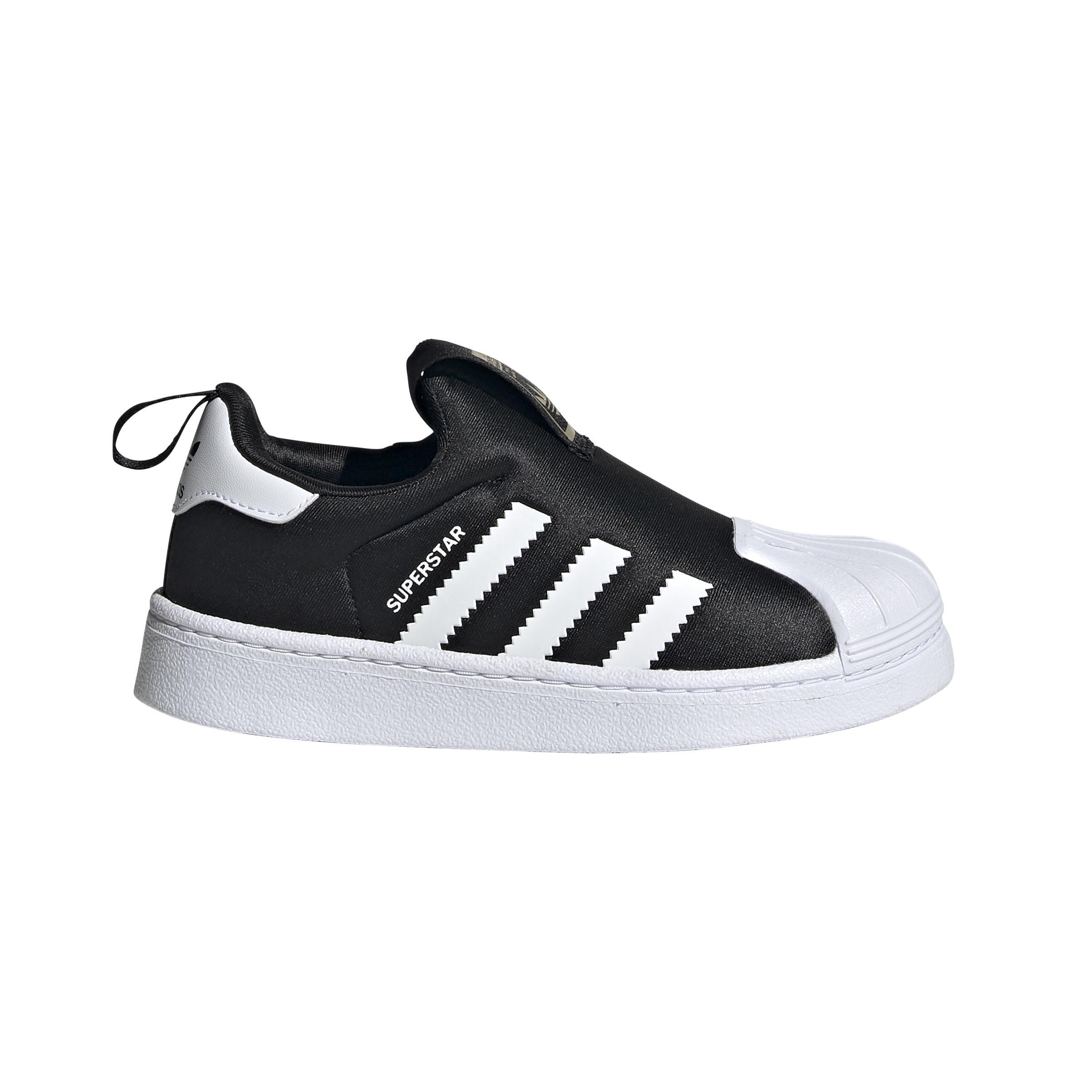 Unisex Kids Superstar 360 Shoes, Black, A901_ONE, large image number 0