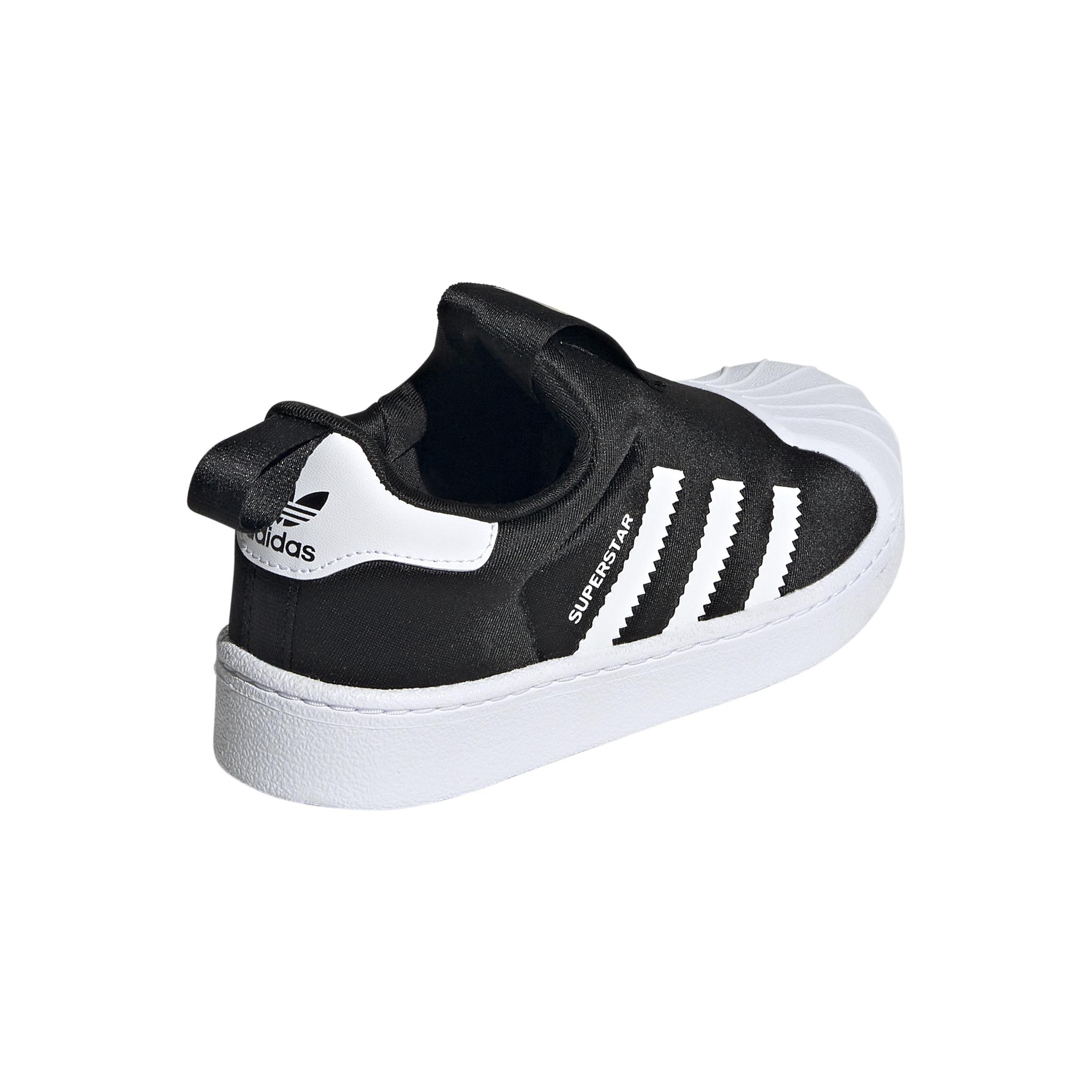 Unisex Kids Superstar 360 Shoes, Black, A901_ONE, large image number 3