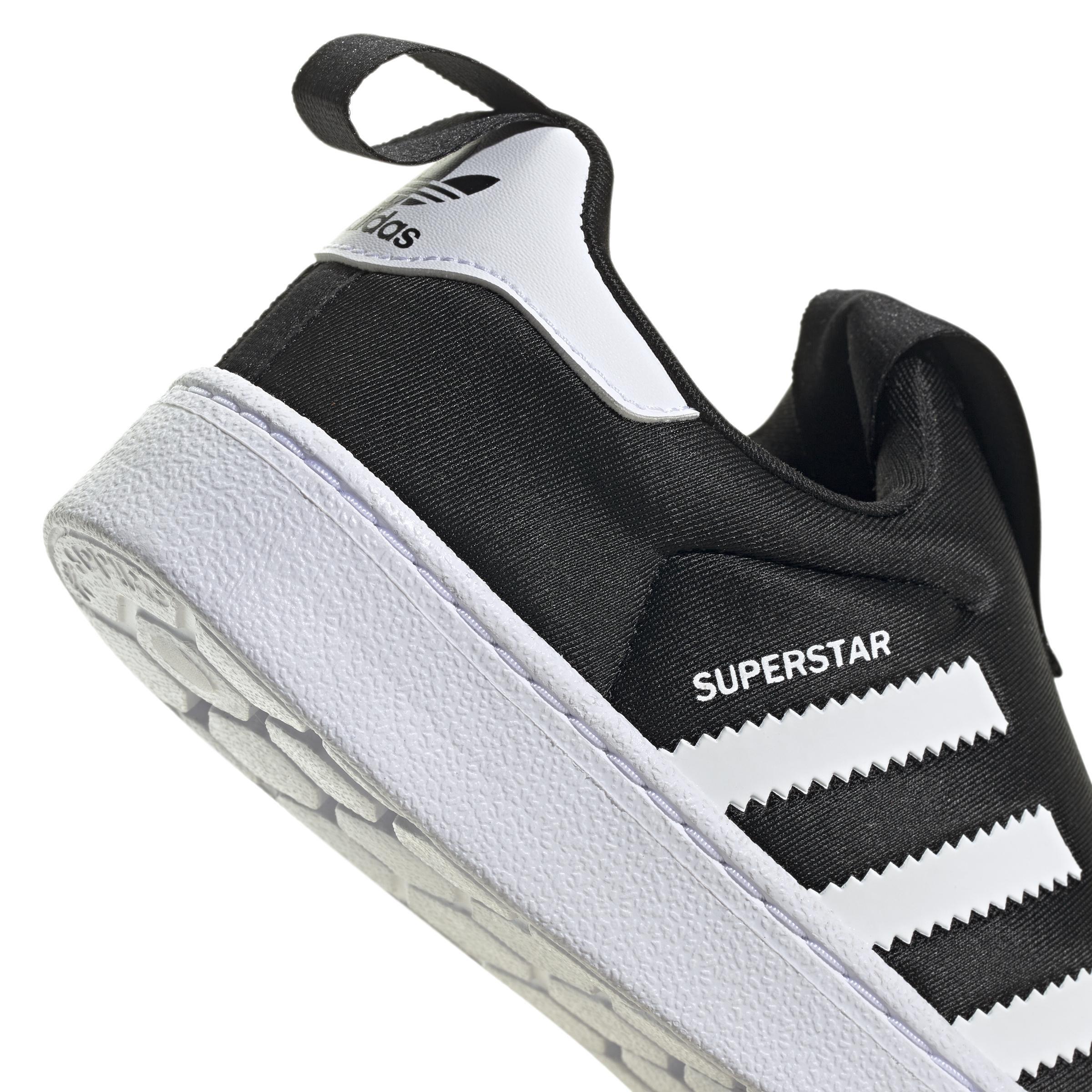 Unisex Kids Superstar 360 Shoes, Black, A901_ONE, large image number 4