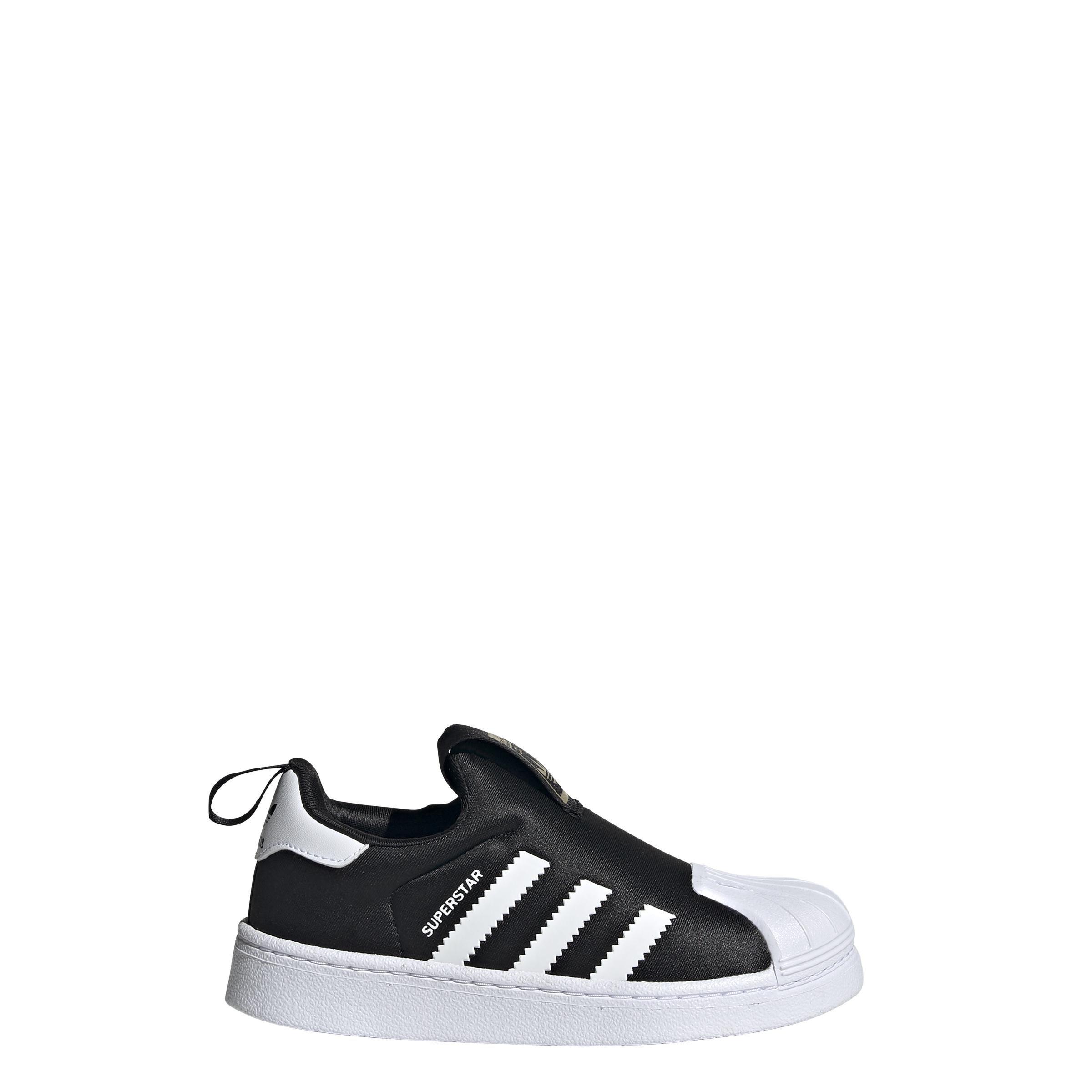 Unisex Kids Superstar 360 Shoes, Black, A901_ONE, large image number 7
