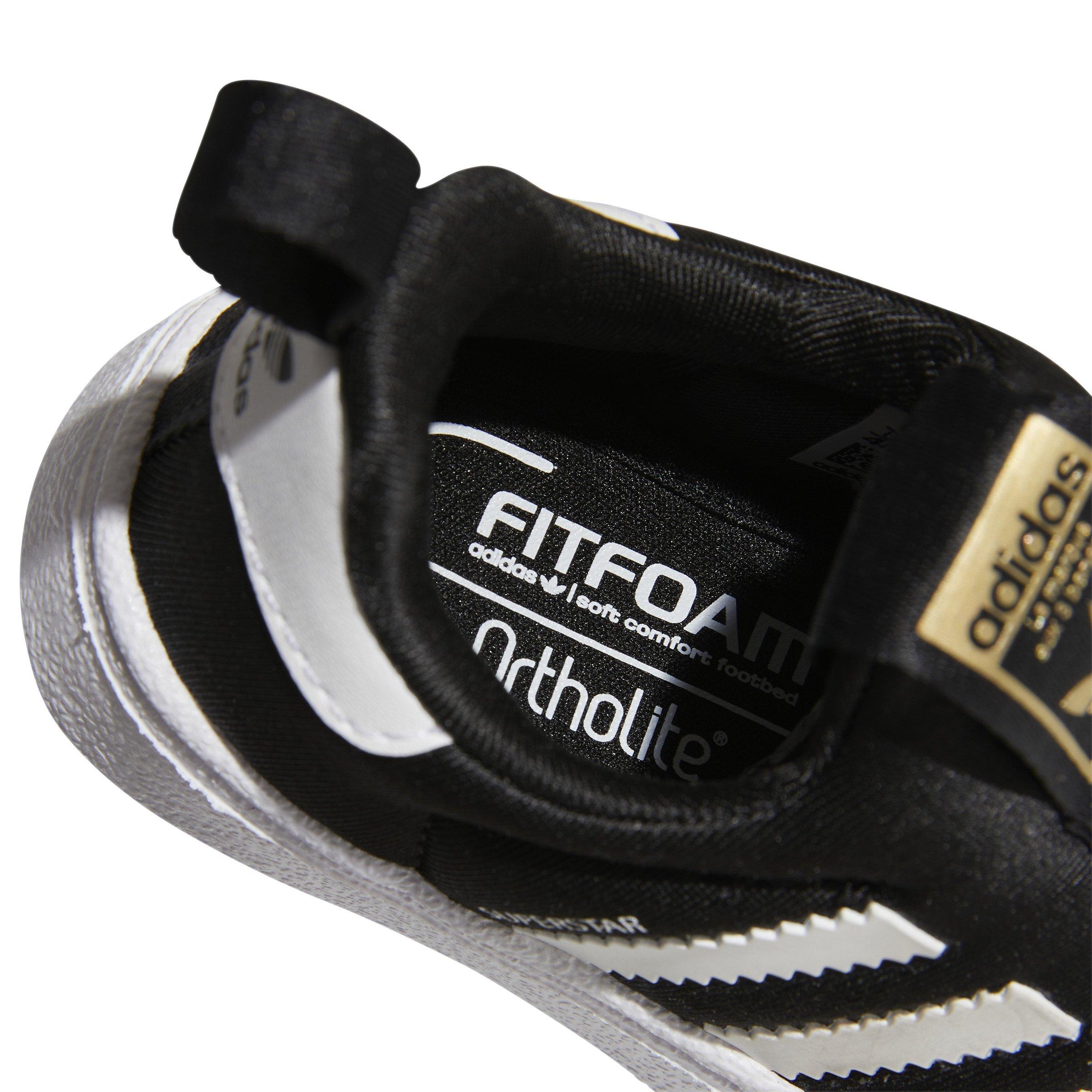 Unisex Kids Superstar 360 Shoes, Black, A901_ONE, large image number 6