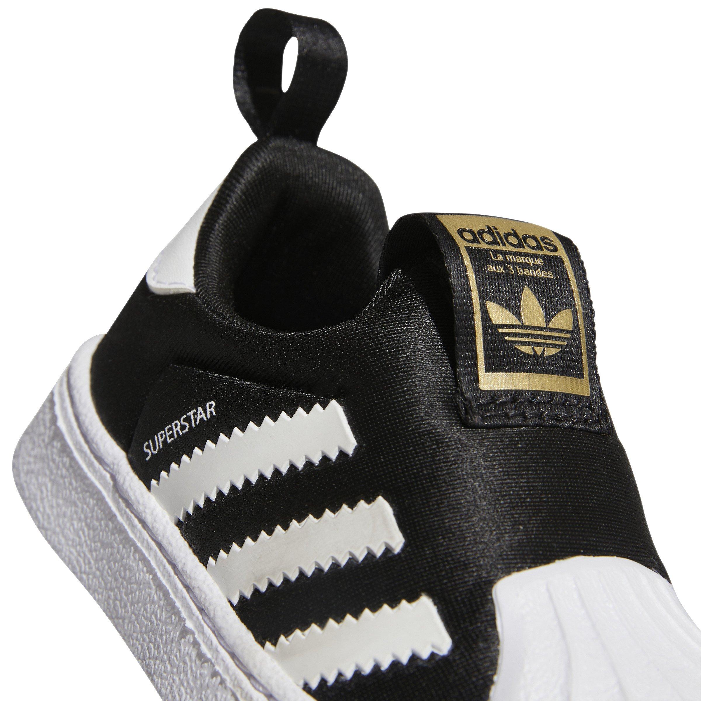Unisex Kids Superstar 360 Shoes, Black, A901_ONE, large image number 7