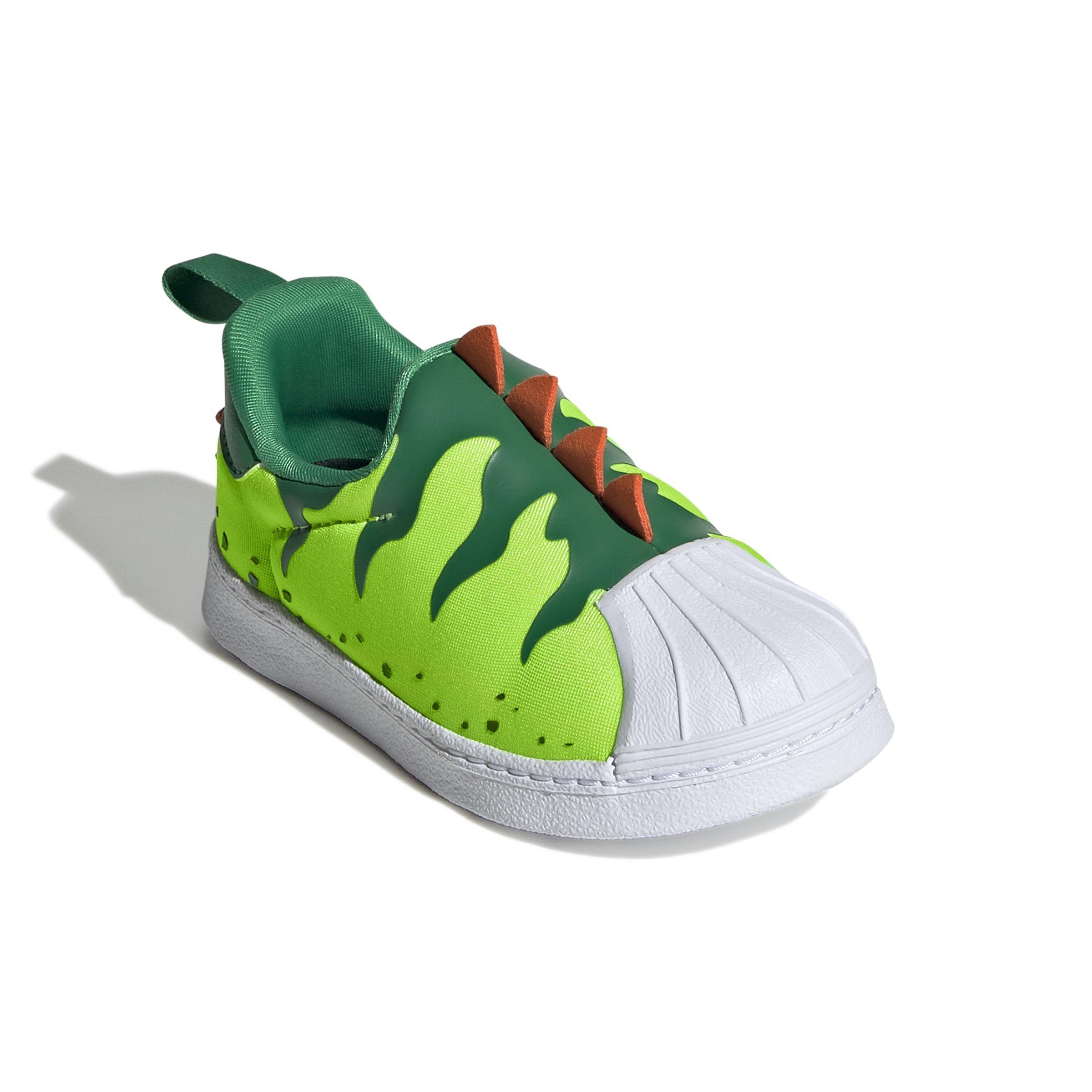 Unisex Kids Superstar 360 Shoes Team, Green, A901_ONE, large image number 1