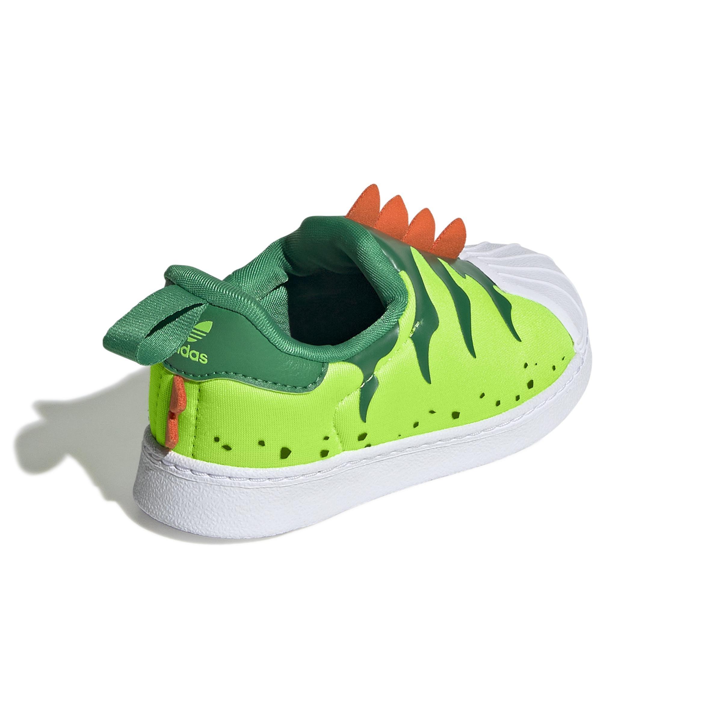 Unisex Kids Superstar 360 Shoes Team, Green, A901_ONE, large image number 2