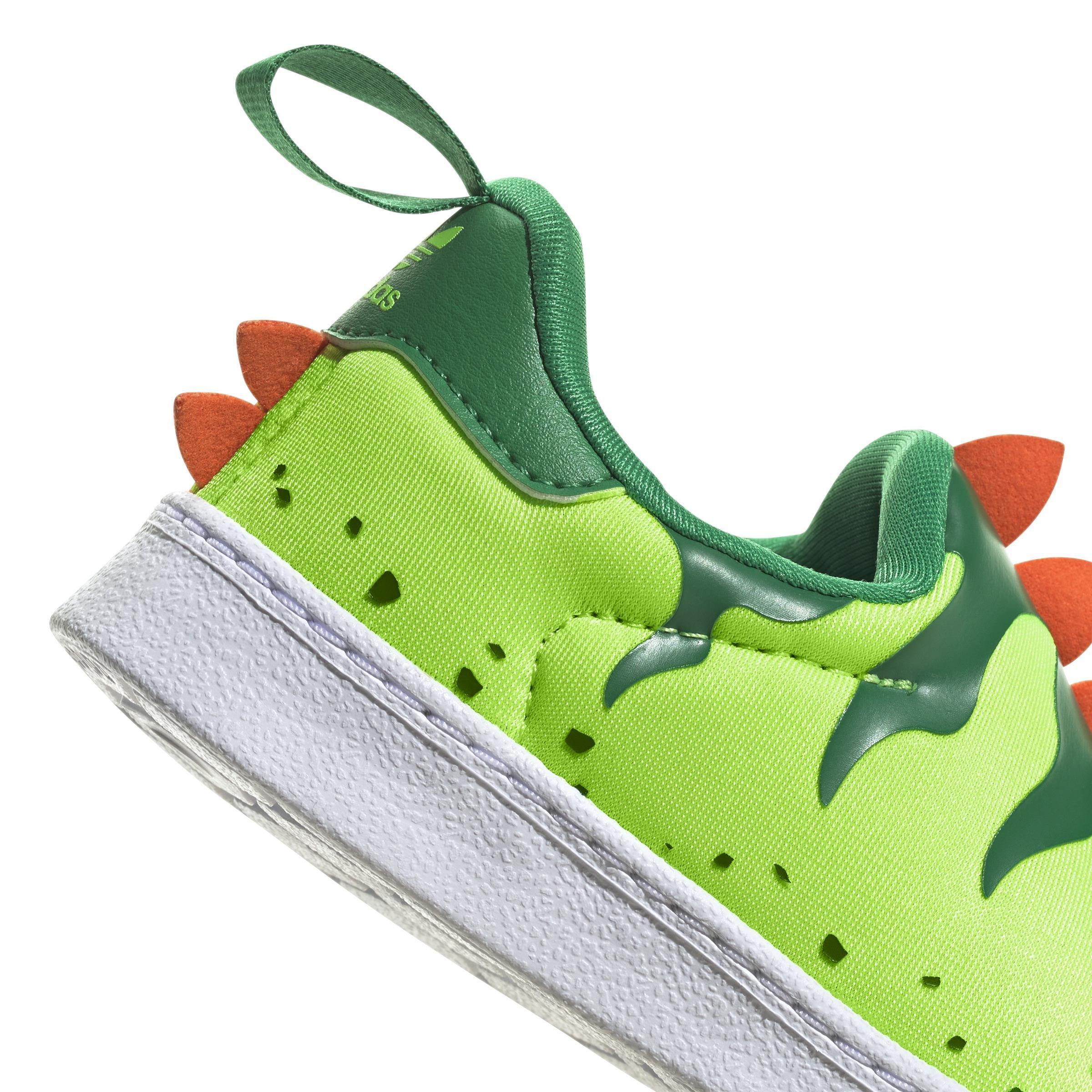 Unisex Kids Superstar 360 Shoes Team, Green, A901_ONE, large image number 3