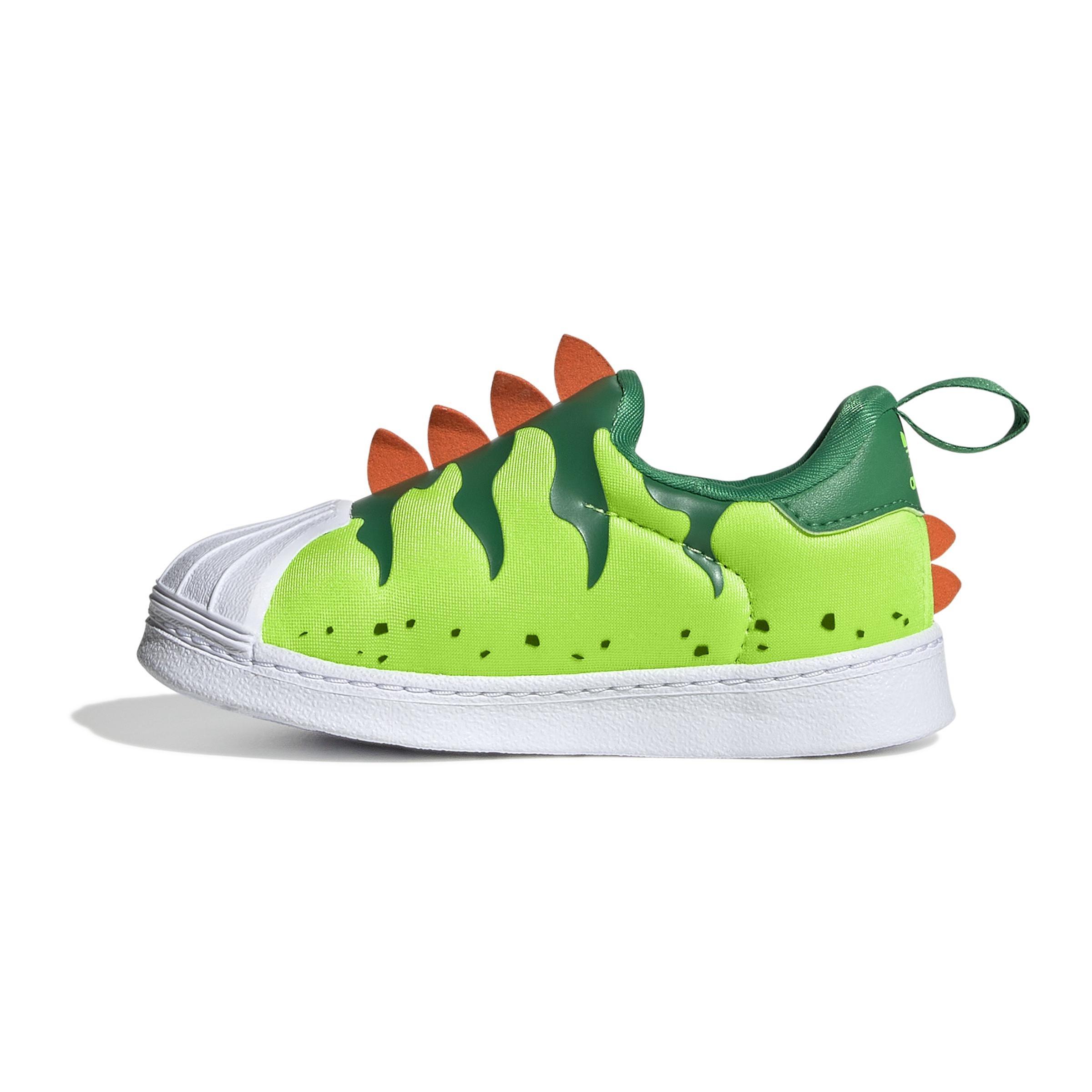 Unisex Kids Superstar 360 Shoes Team, Green, A901_ONE, large image number 5