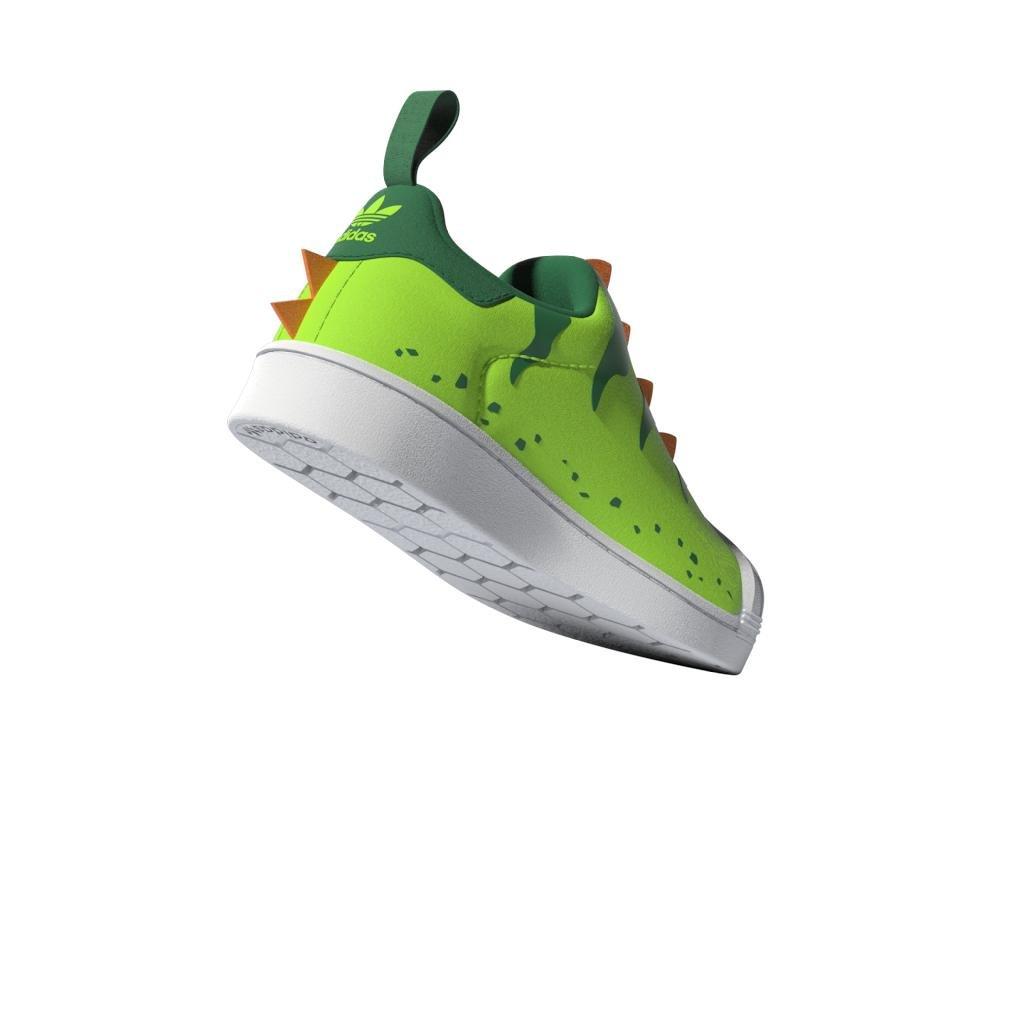 Unisex Kids Superstar 360 Shoes Team, Green, A901_ONE, large image number 8