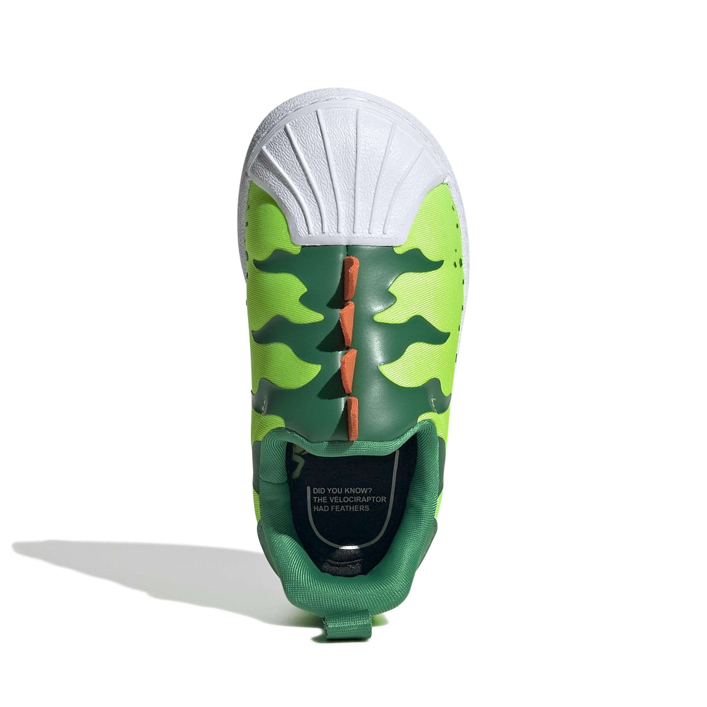 Unisex Kids Superstar 360 Shoes Team, Green, A901_ONE, large image number 9