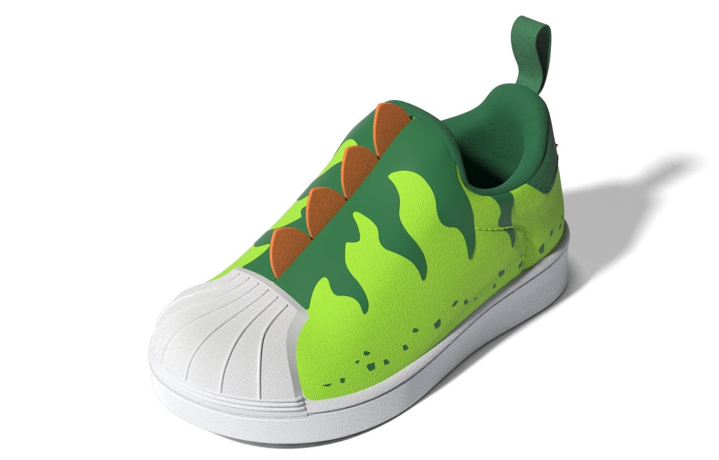 Unisex Kids Superstar 360 Shoes Team, Green, A901_ONE, large image number 10