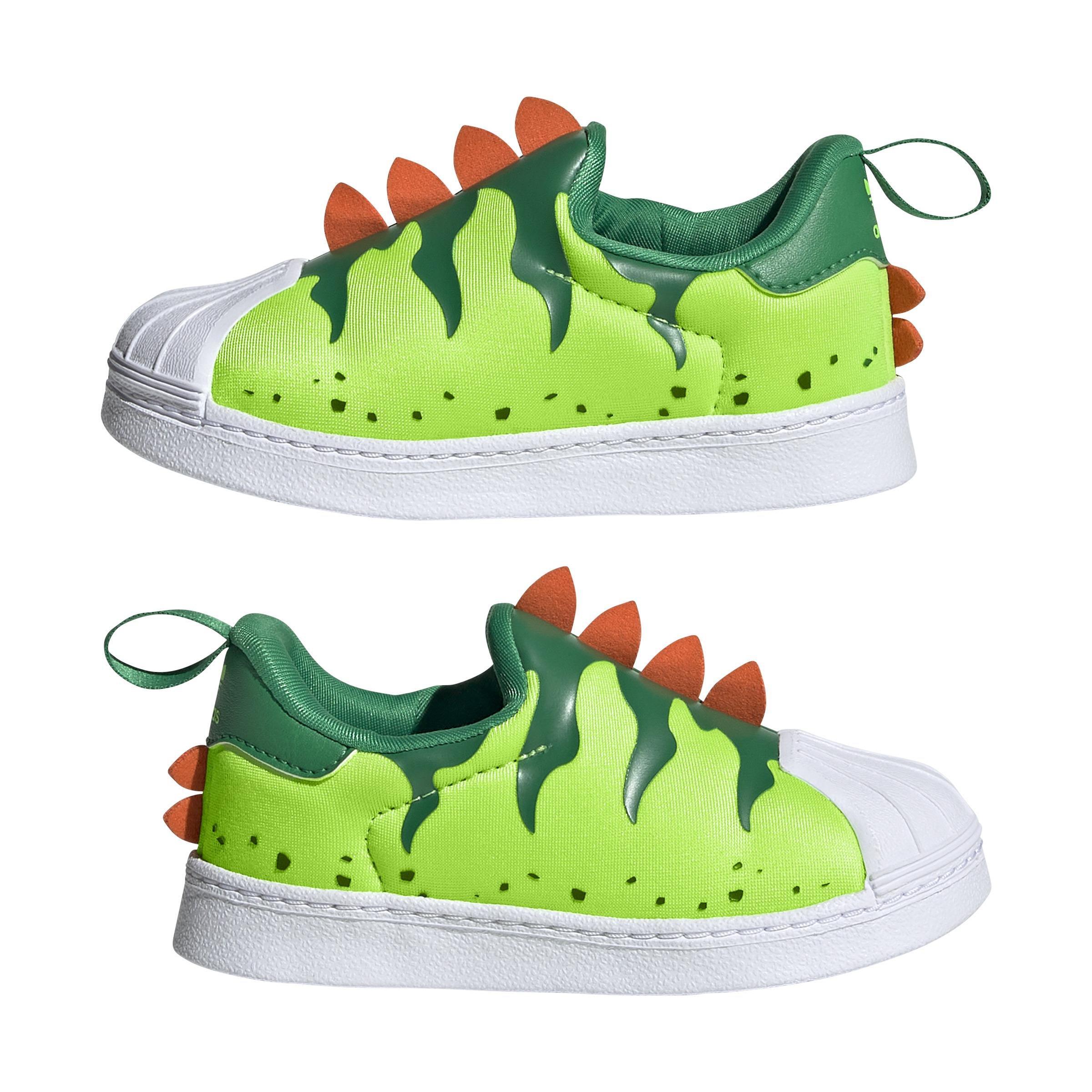 Unisex Kids Superstar 360 Shoes Team, Green, A901_ONE, large image number 17