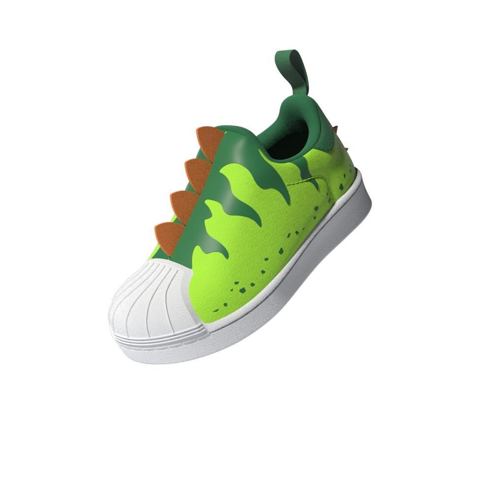 Unisex Kids Superstar 360 Shoes Team, Green, A901_ONE, large image number 19