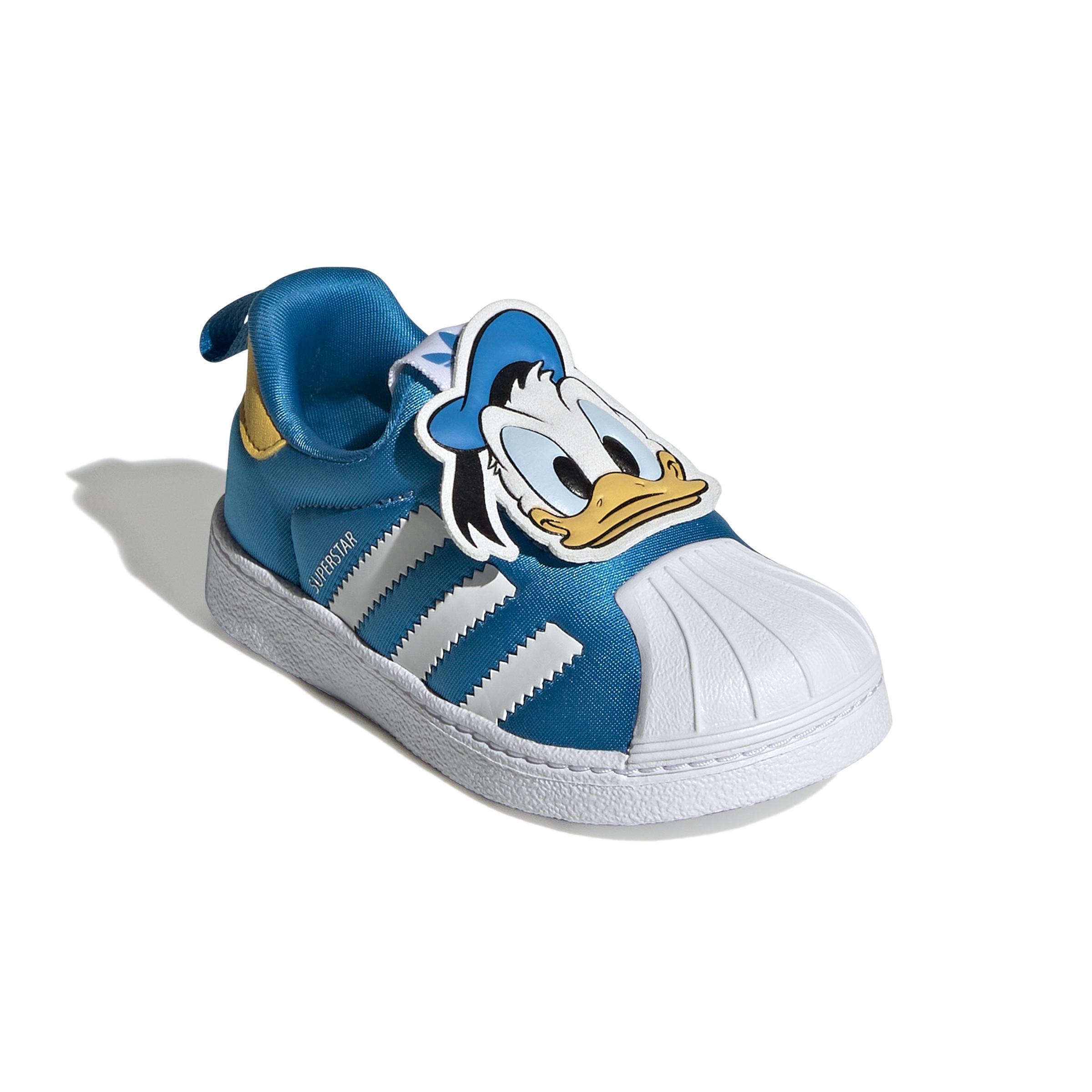 Unisex Kids Disney Superstar 360 Shoes , White, A901_ONE, large image number 1