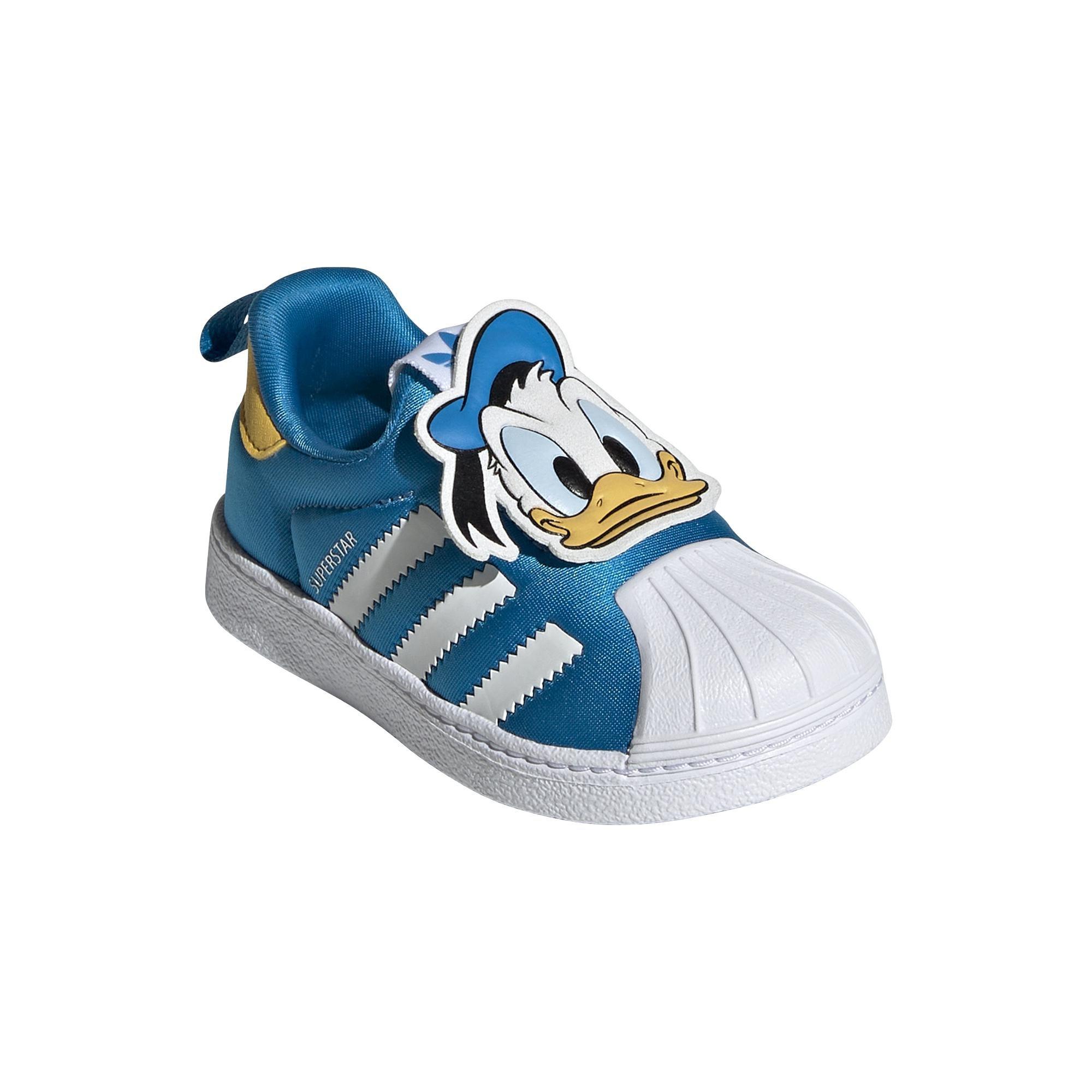 Unisex Kids Disney Superstar 360 Shoes , White, A901_ONE, large image number 2