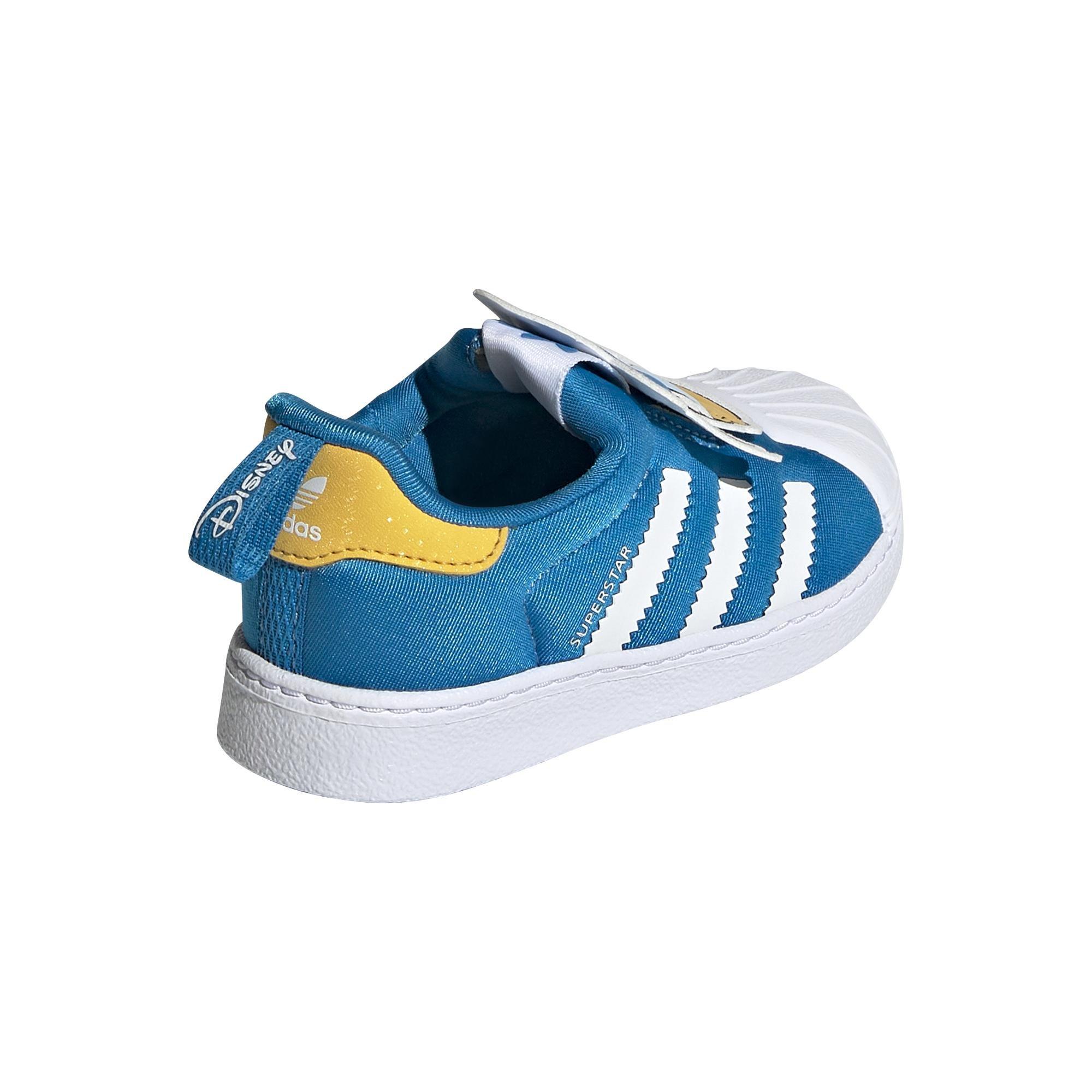 Unisex Kids Disney Superstar 360 Shoes , White, A901_ONE, large image number 5