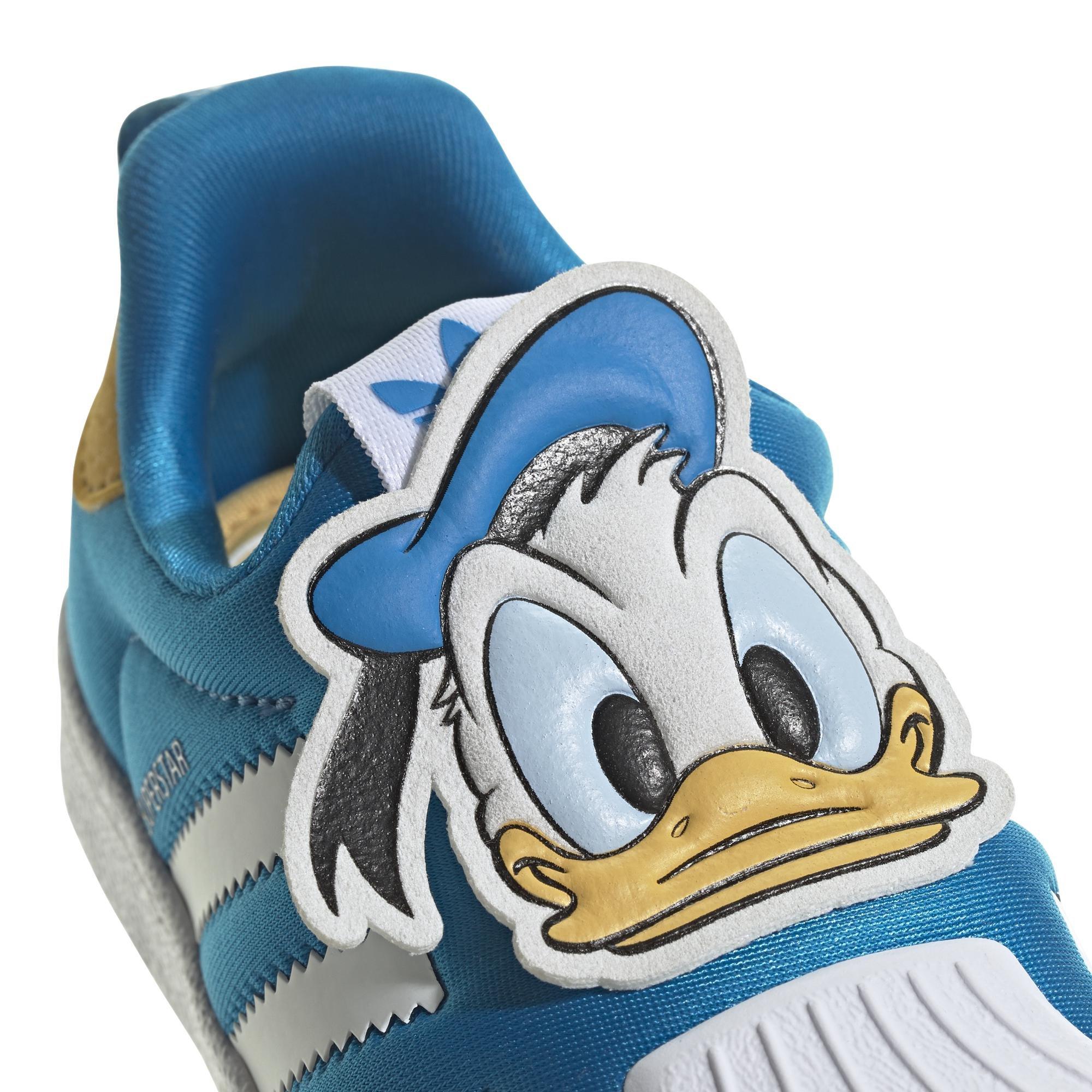 Unisex Kids Disney Superstar 360 Shoes , White, , large image number 7