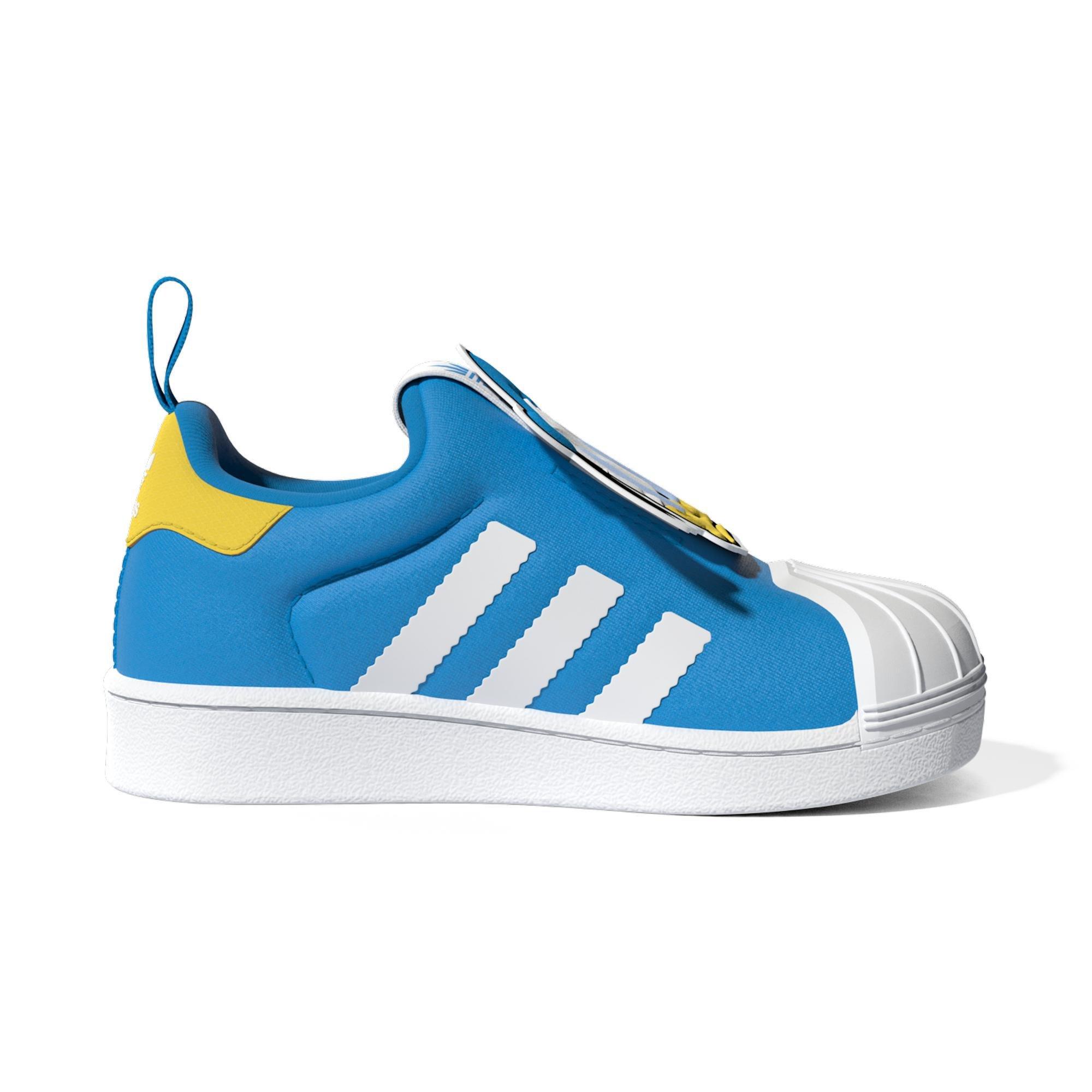Unisex Kids Disney Superstar 360 Shoes , White, , large image number 15