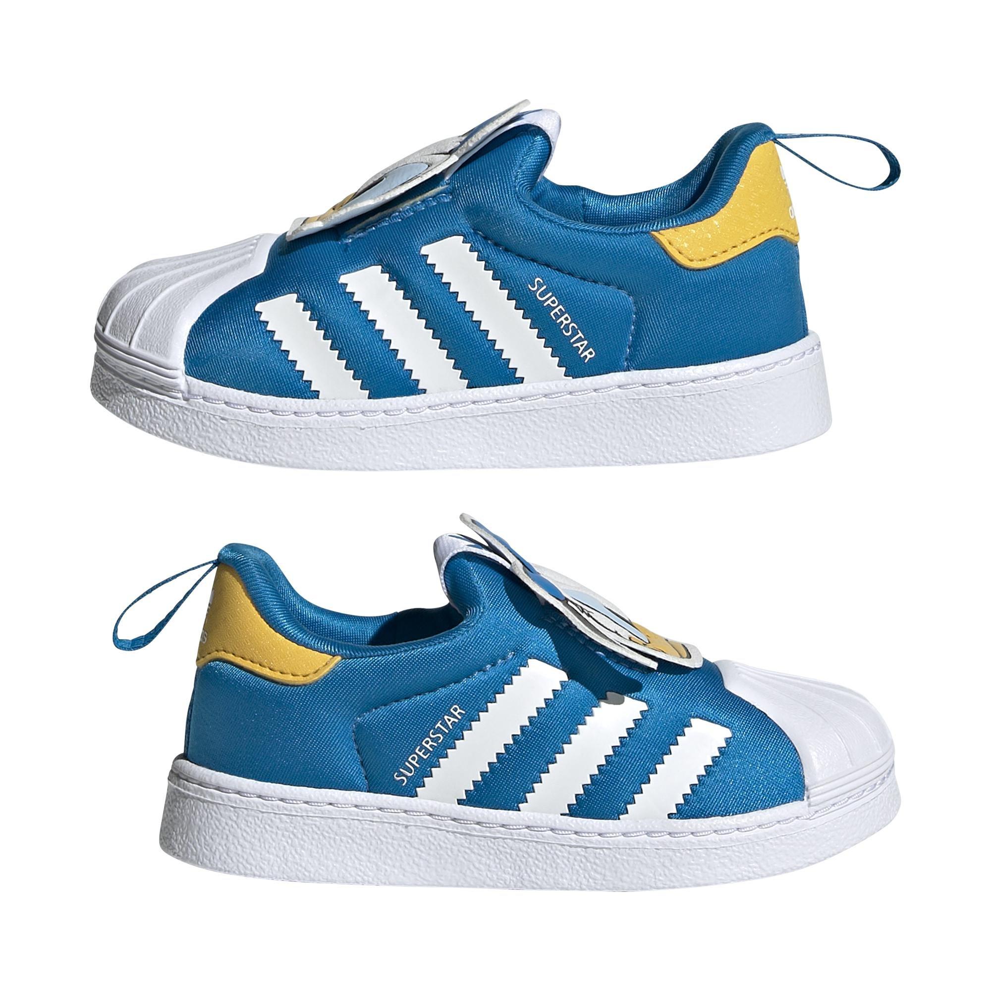 Unisex Kids Disney Superstar 360 Shoes , White, A901_ONE, large image number 21