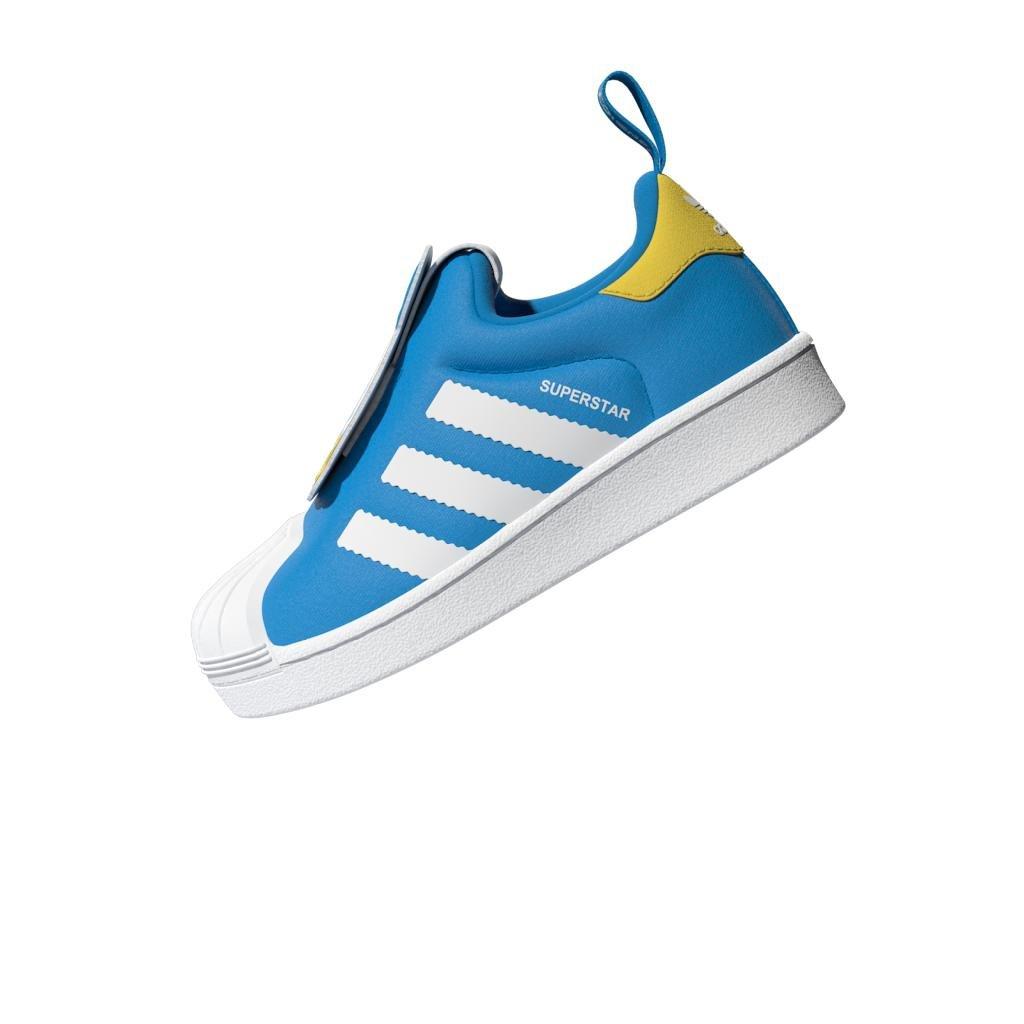 Unisex Kids Disney Superstar 360 Shoes , White, , large image number 24