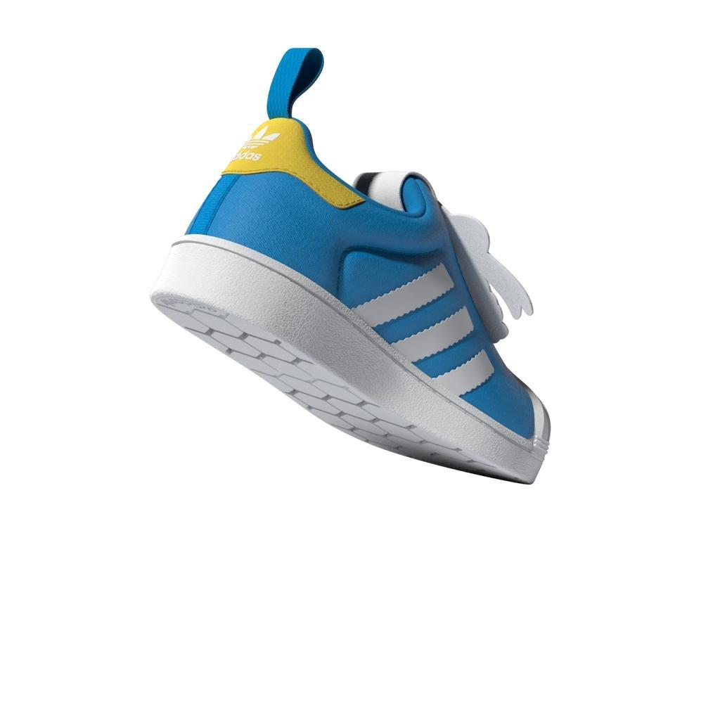 Unisex Kids Disney Superstar 360 Shoes , White, , large image number 29