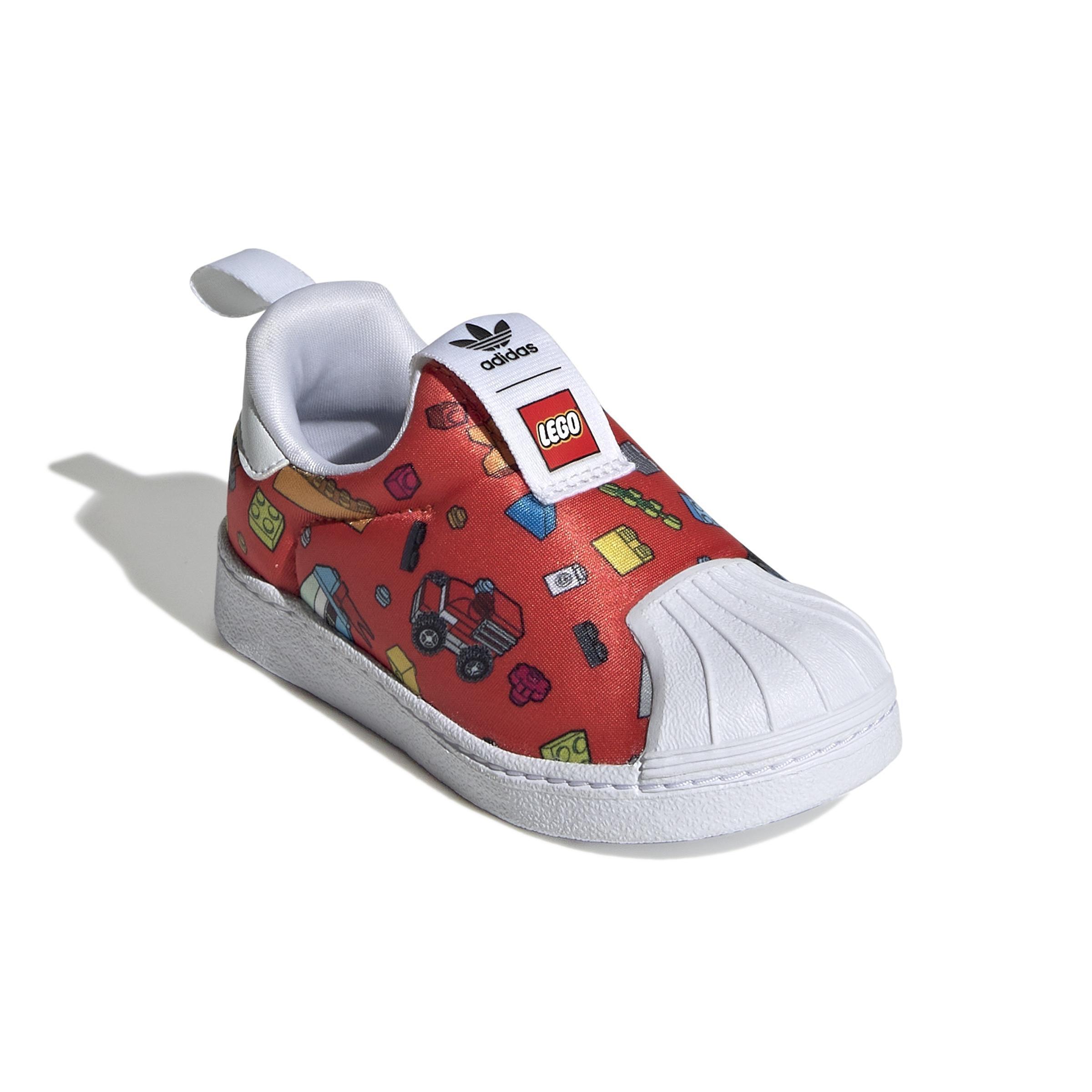 Unisex Kids Superstar 360 X Lego Shoes, White, A901_ONE, large image number 1