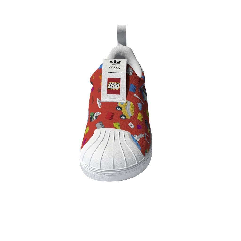 Unisex Kids Superstar 360 X Lego Shoes, White, A901_ONE, large image number 5