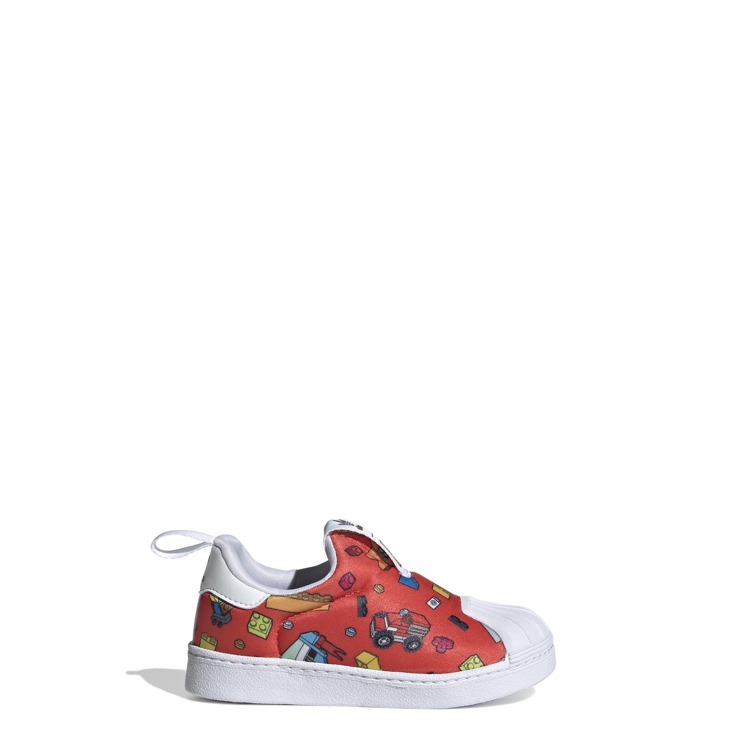 Unisex Kids Superstar 360 X Lego Shoes, White, A901_ONE, large image number 13