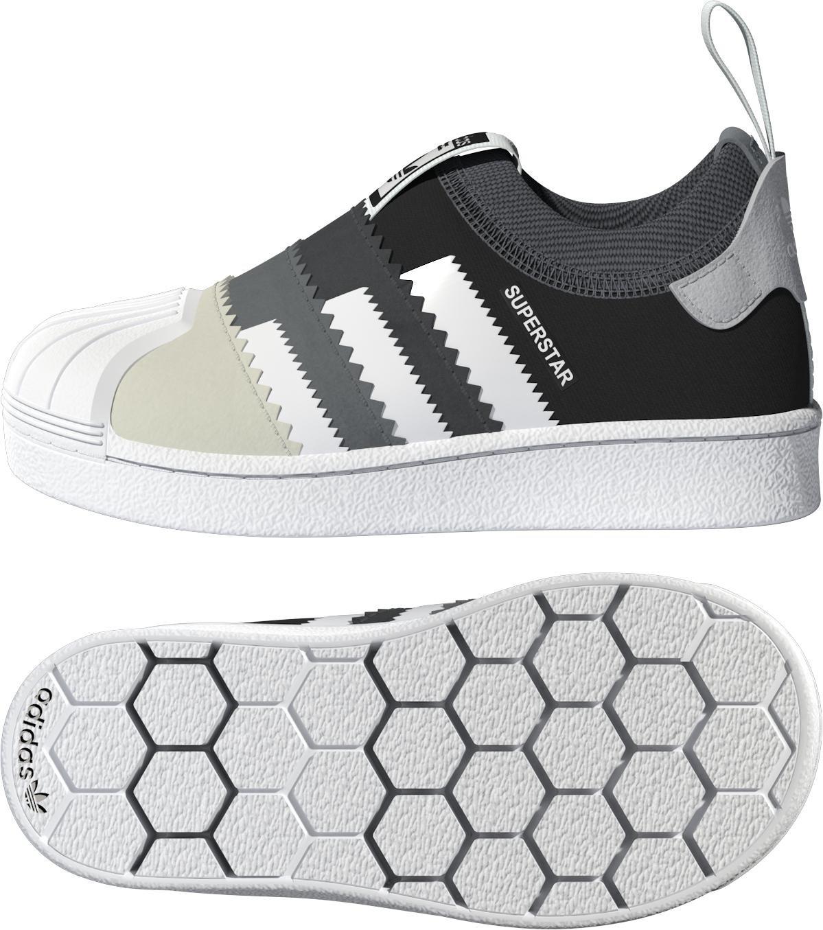 Unisex Kids Superstar 360 2.0 Shoes, Black, , large image number 13