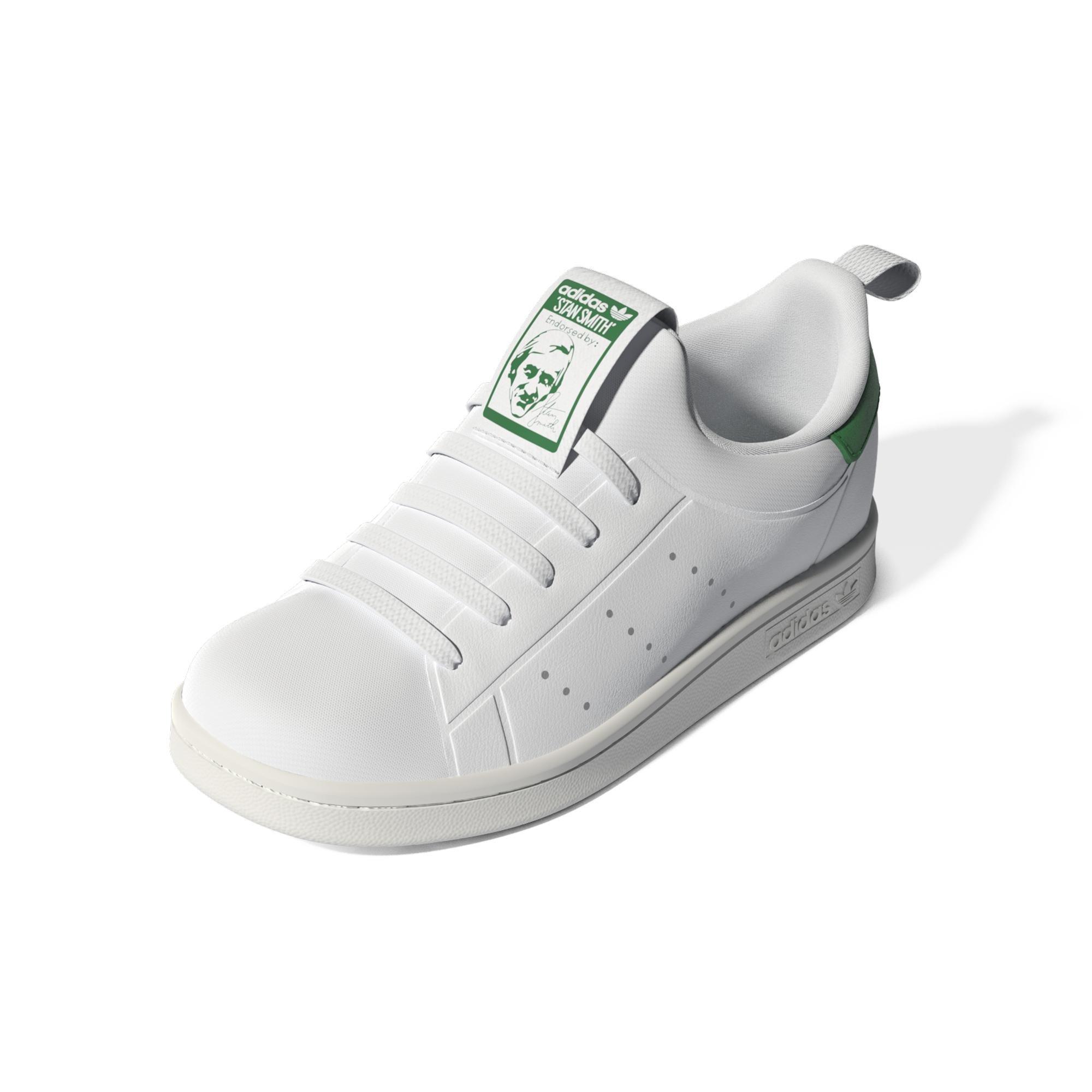 Unisex Kids Stan Smith 360 Shoes, White, A901_ONE, large image number 13