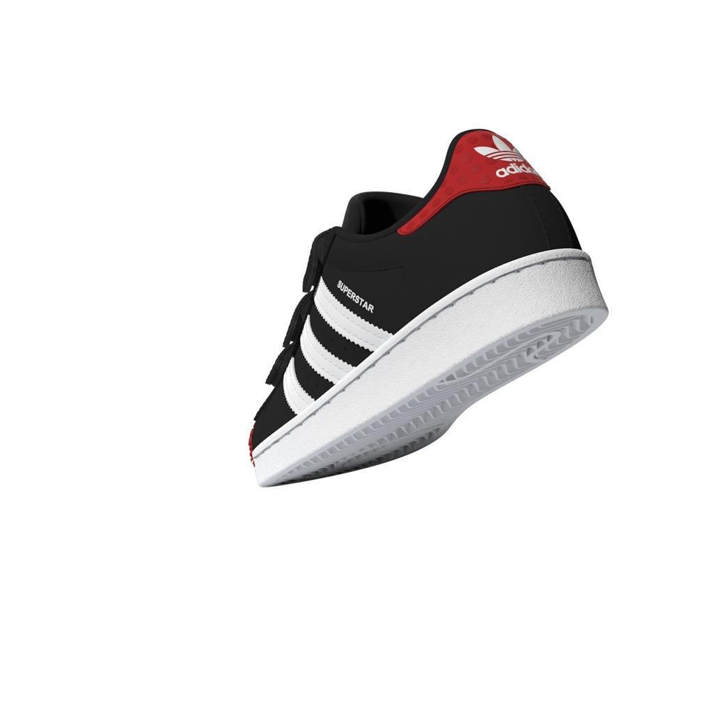 Unisex Kids adidas Superstar x LEGO Shoes, Black, A901_ONE, large image number 22