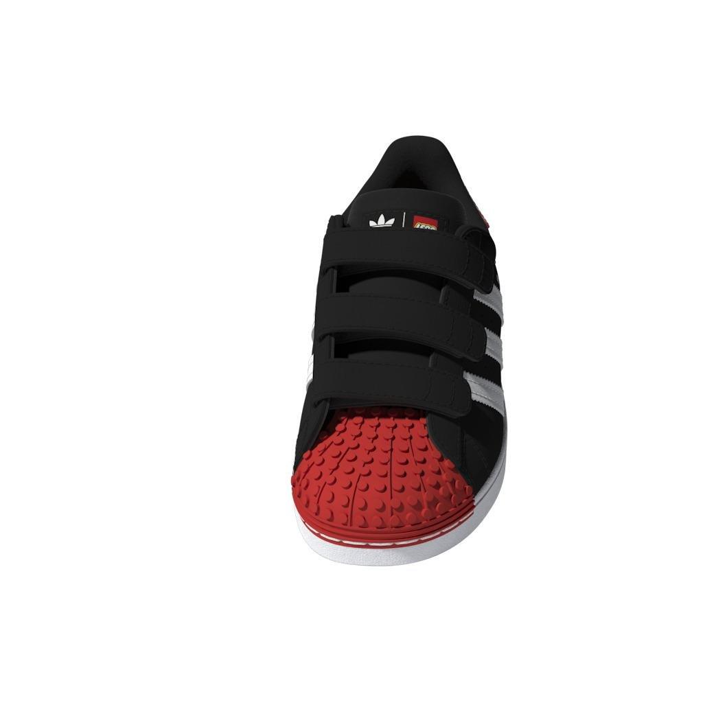 Unisex Kids adidas Superstar x LEGO Shoes, Black, A901_ONE, large image number 31