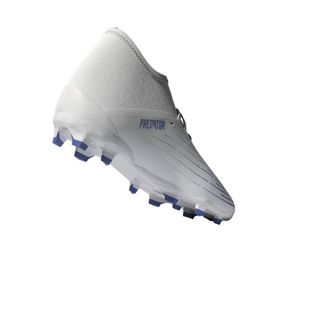 Unisex Kids Predator Edge.3 Firm Ground Boots, White, A901_ONE, large image number 5