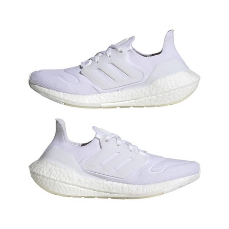 Women Ultraboost 22 Shoes, White, A901_ONE, large image number 21
