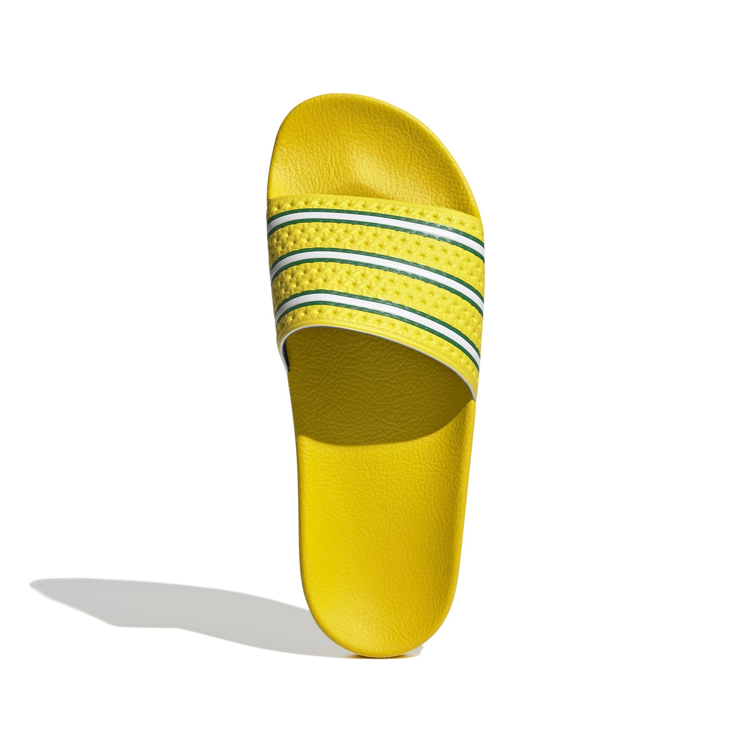 Adilette Slides, Yellow, A901_ONE, medium