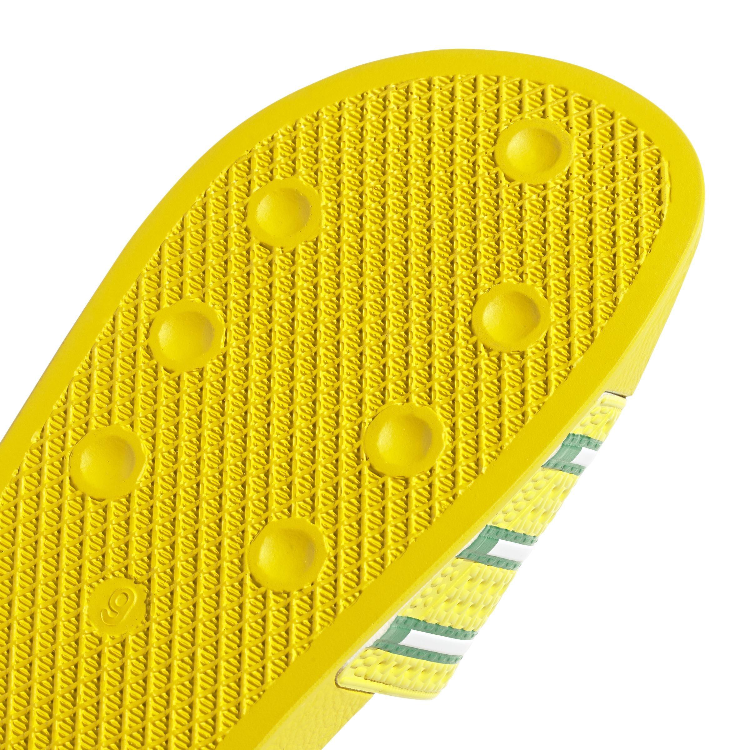 Adilette Slides, Yellow, A901_ONE, large image number 4