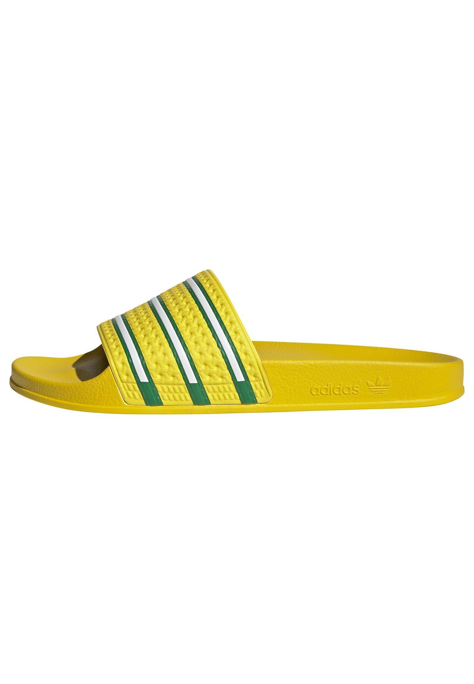 Adilette Slides, Yellow, A901_ONE, large image number 7