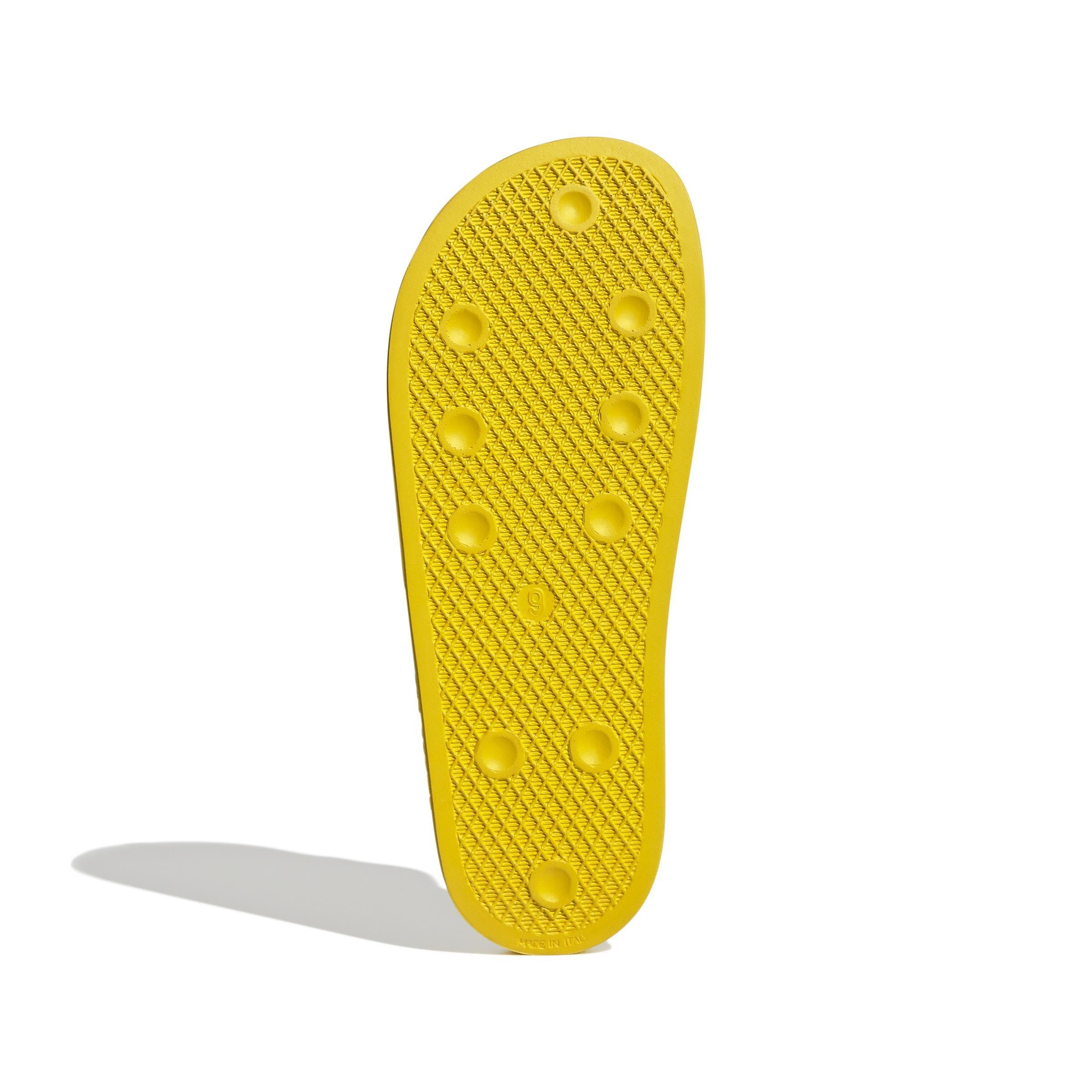 Adilette Slides, Yellow, A901_ONE, large image number 8