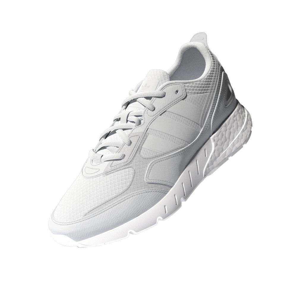 Unisex Kids Zx 1K Boost 2.0 Shoes, White, A901_ONE, large image number 0